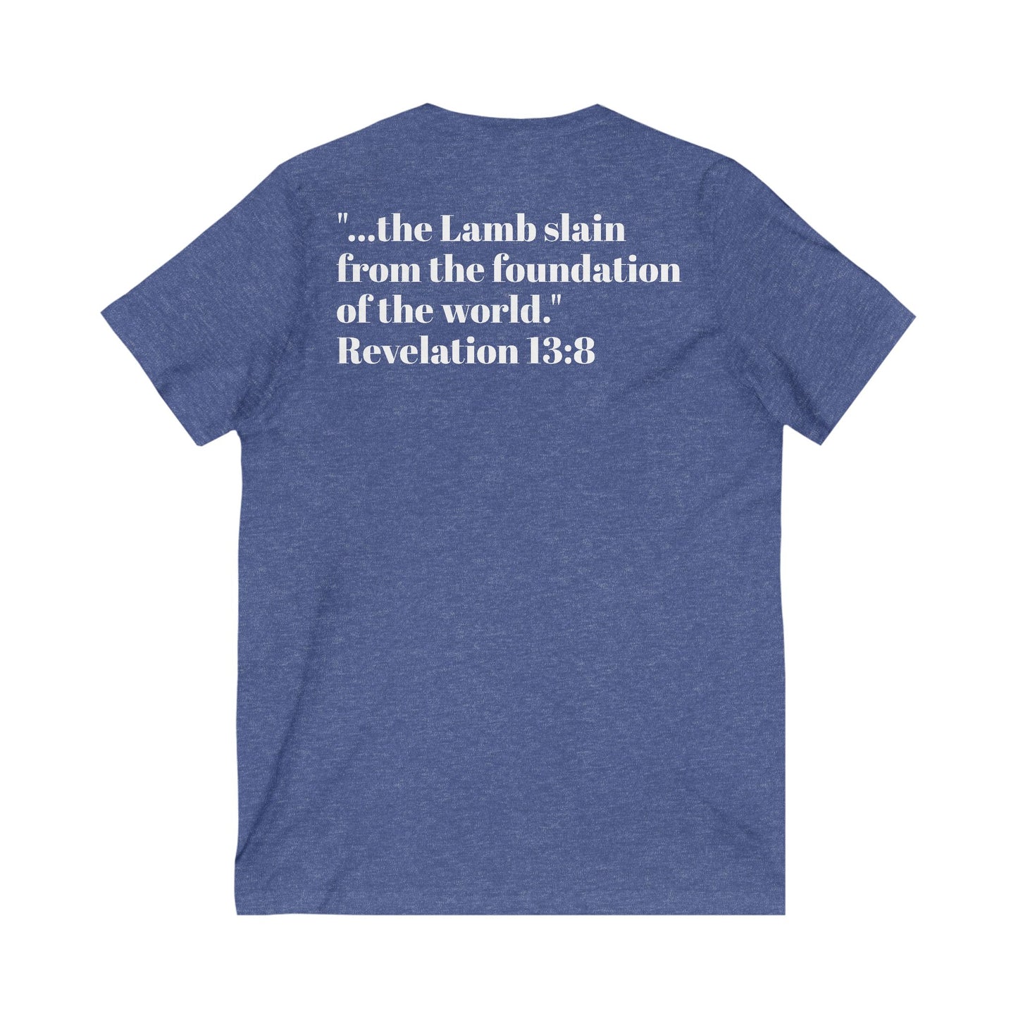 Unisex Jersey Short Sleeve V-Neck Tee