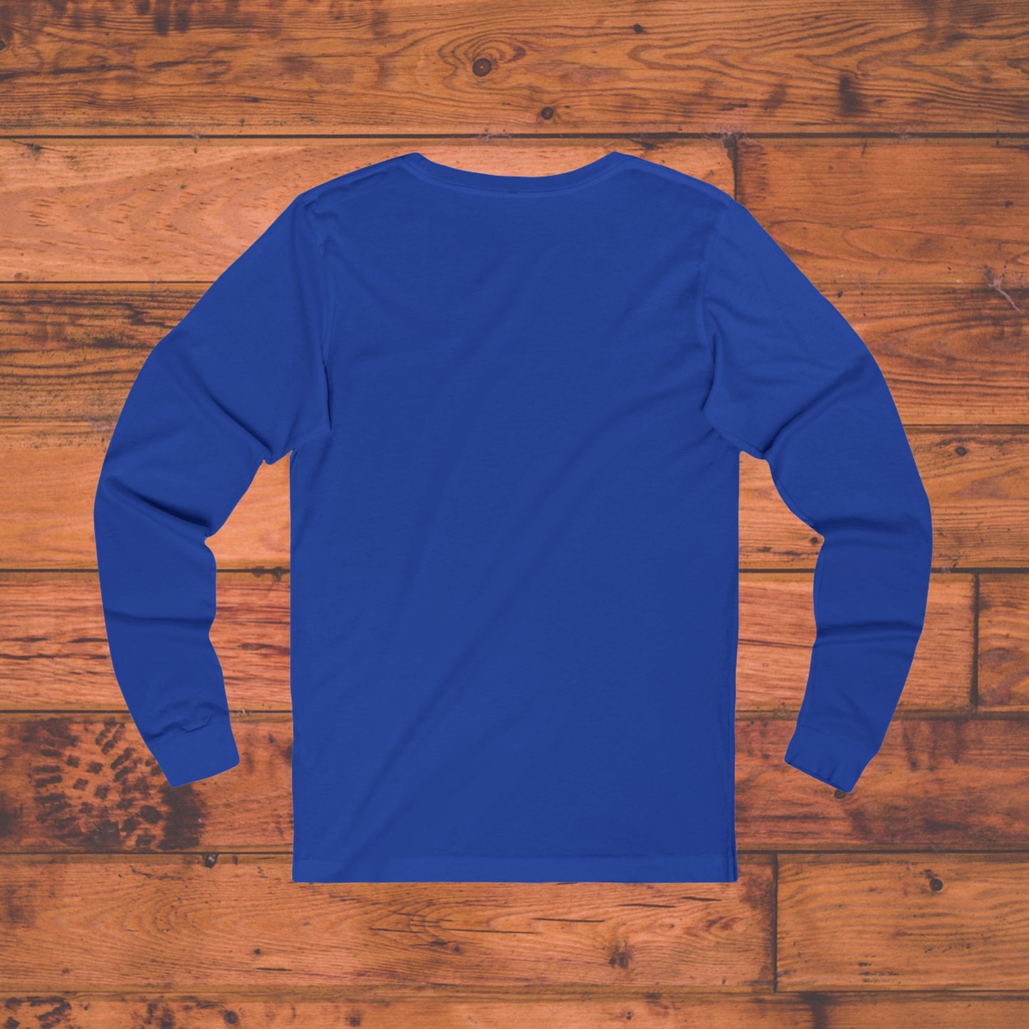 We Preach White Writing Long Sleeve Tee