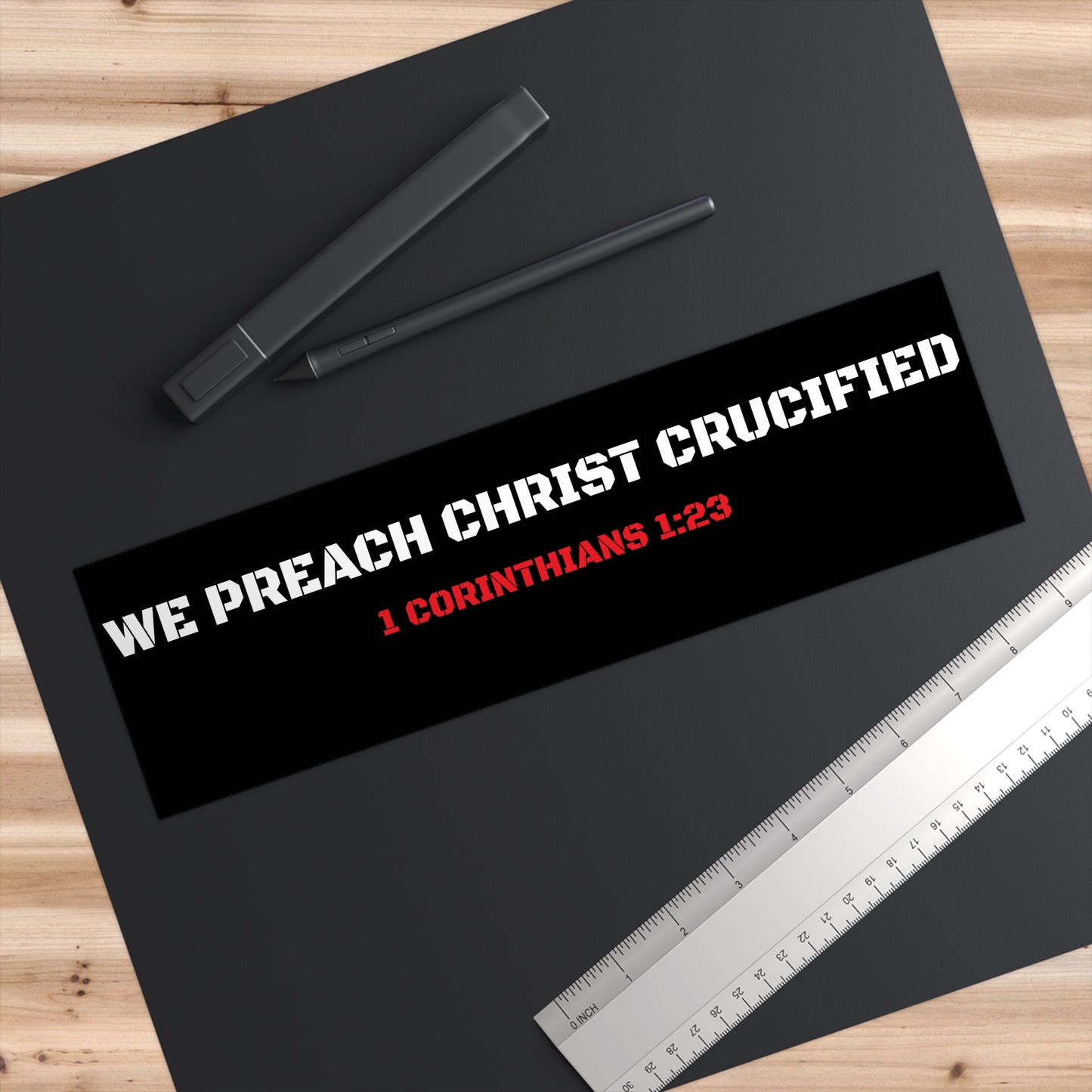 We Preach Bumper Stickers