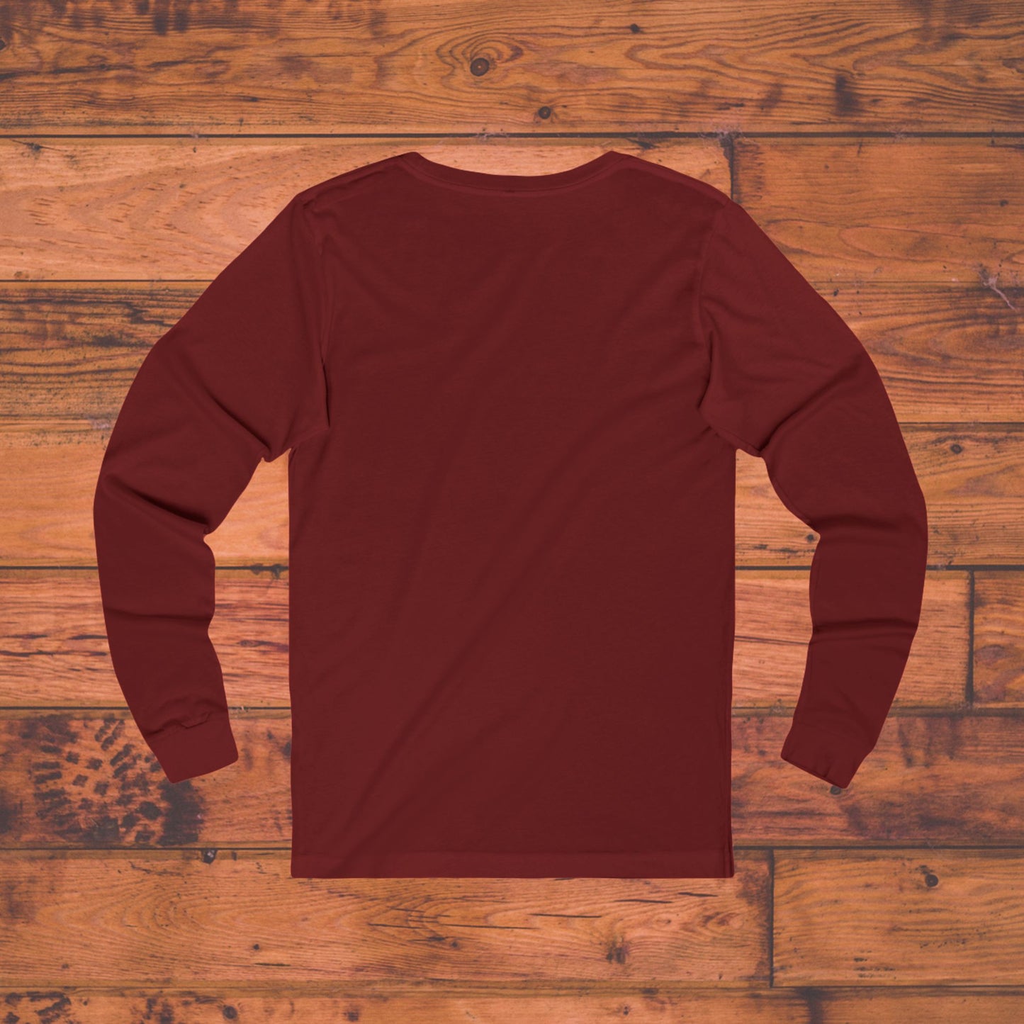 We Preach White Writing Long Sleeve Tee