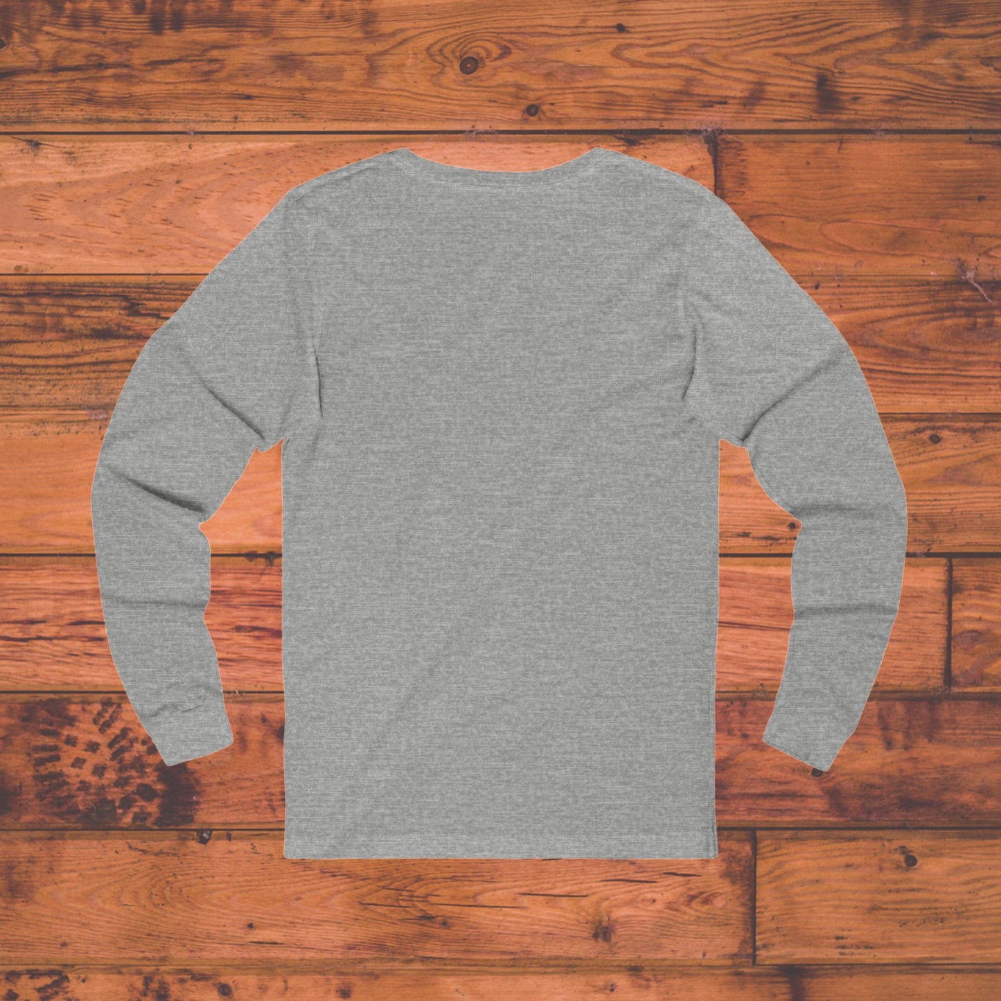 We Preach White Writing Long Sleeve Tee