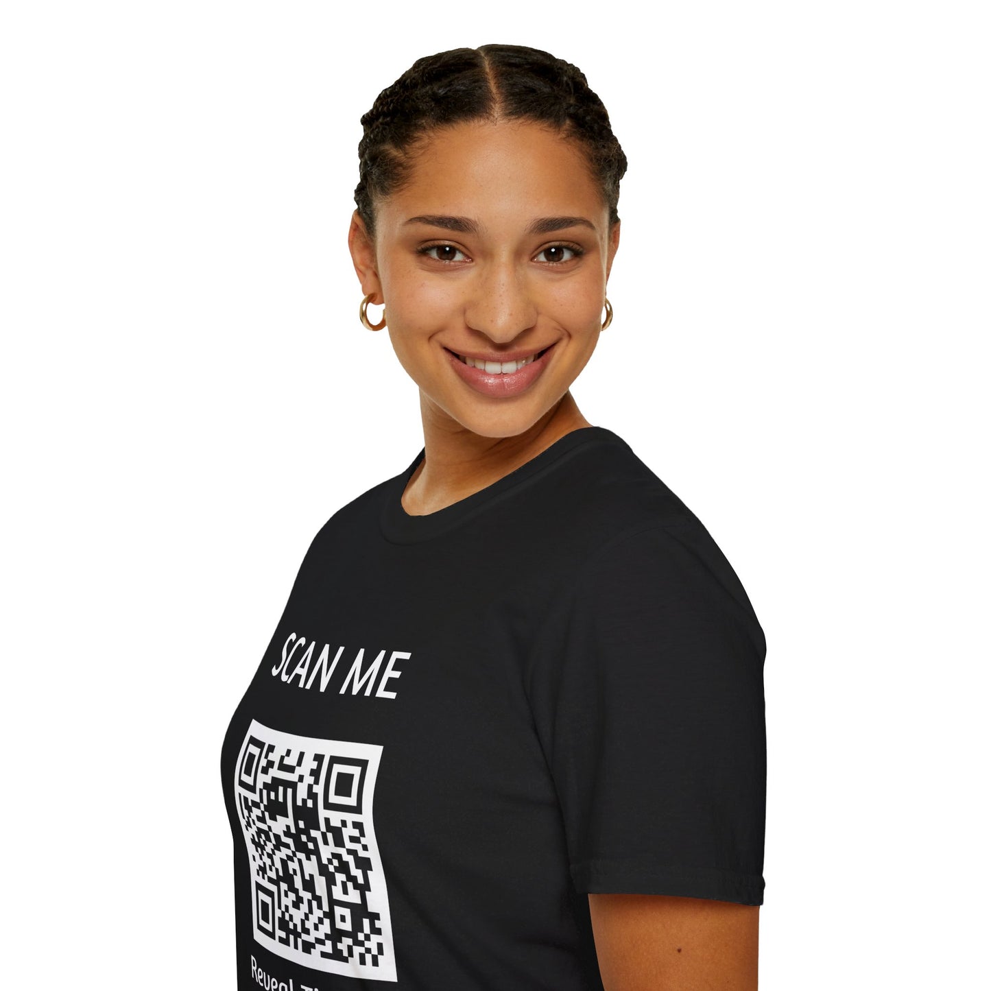 Scan me QR Code Reveal Timeless Wisdom Softstyle T-Shirt