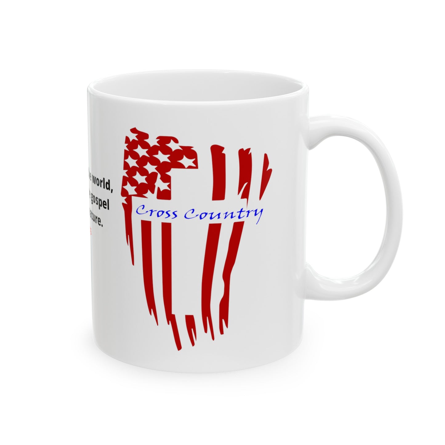 Cross Country Ceramic Mug 11oz
