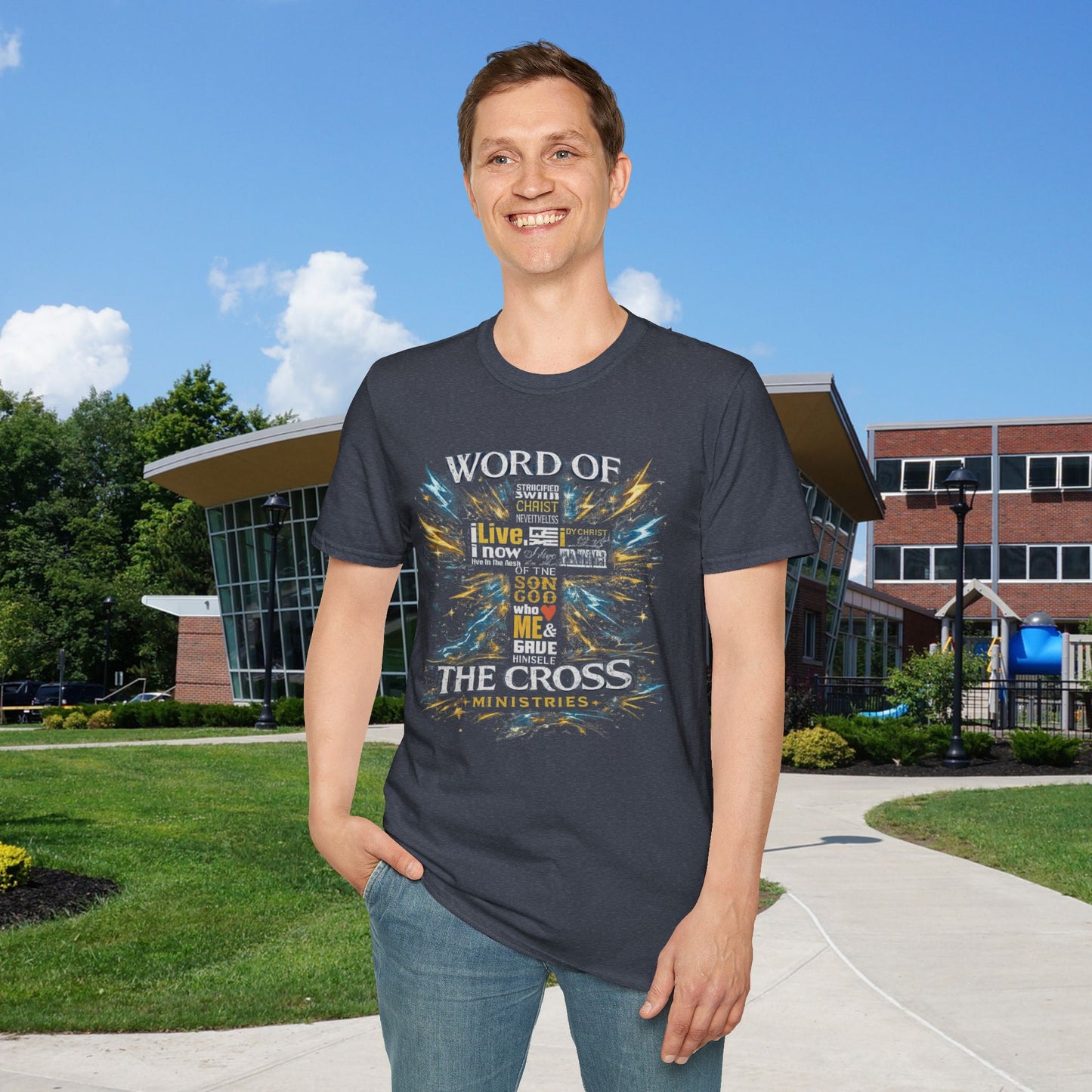 Word of the Cross Ministries T-Shirt — Christian Faith Scripture Graphic Tee