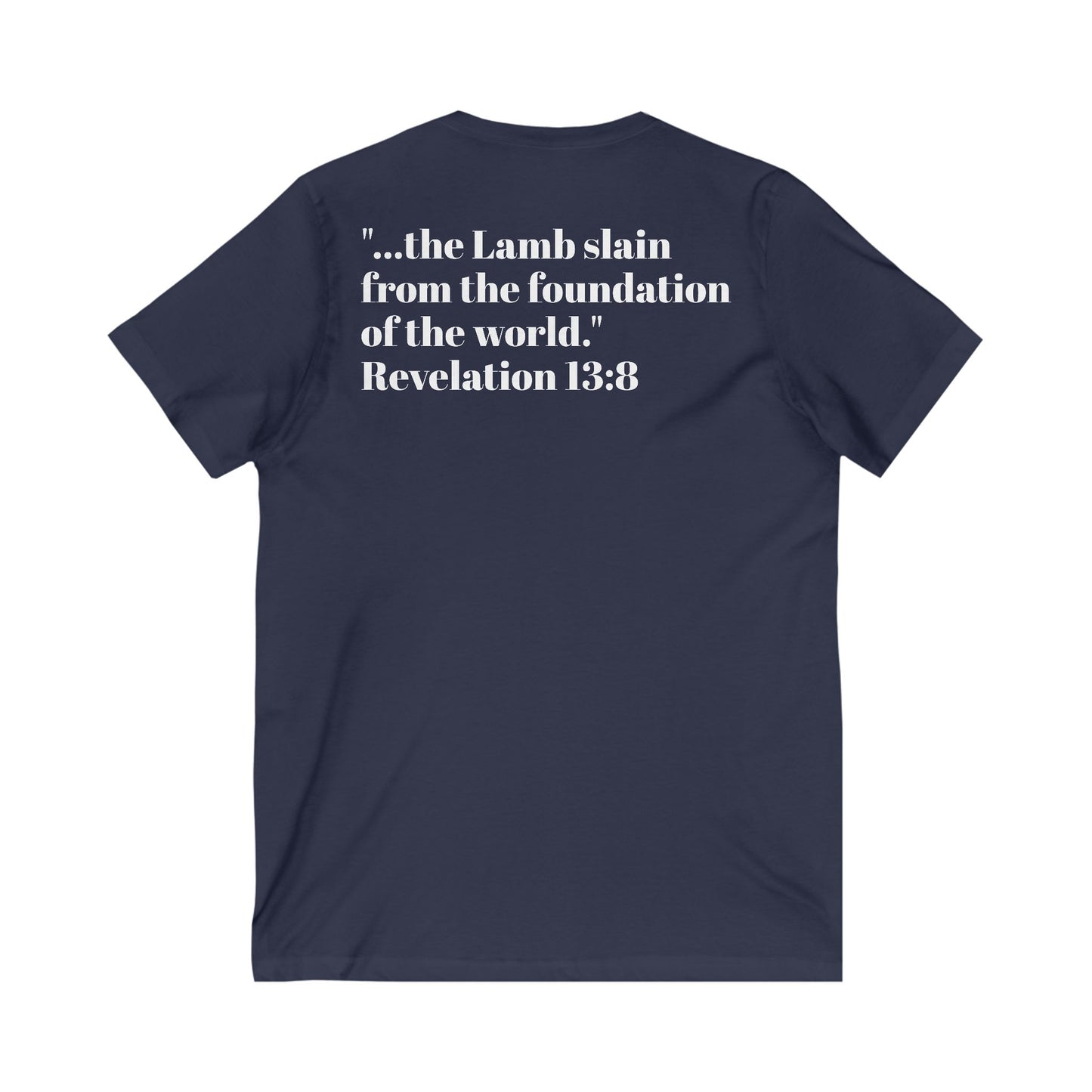 Unisex Jersey Short Sleeve V-Neck Tee