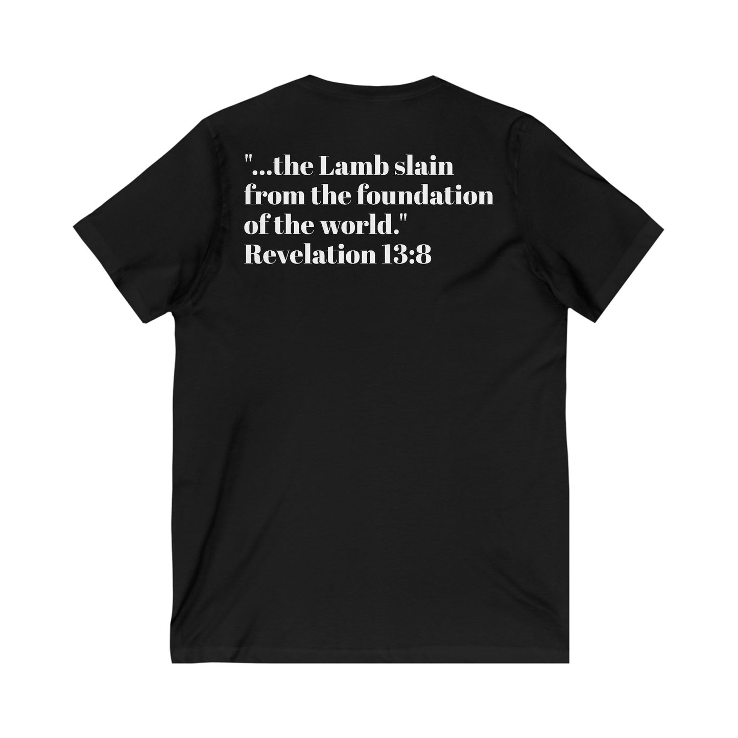 Unisex Jersey Short Sleeve V-Neck Tee