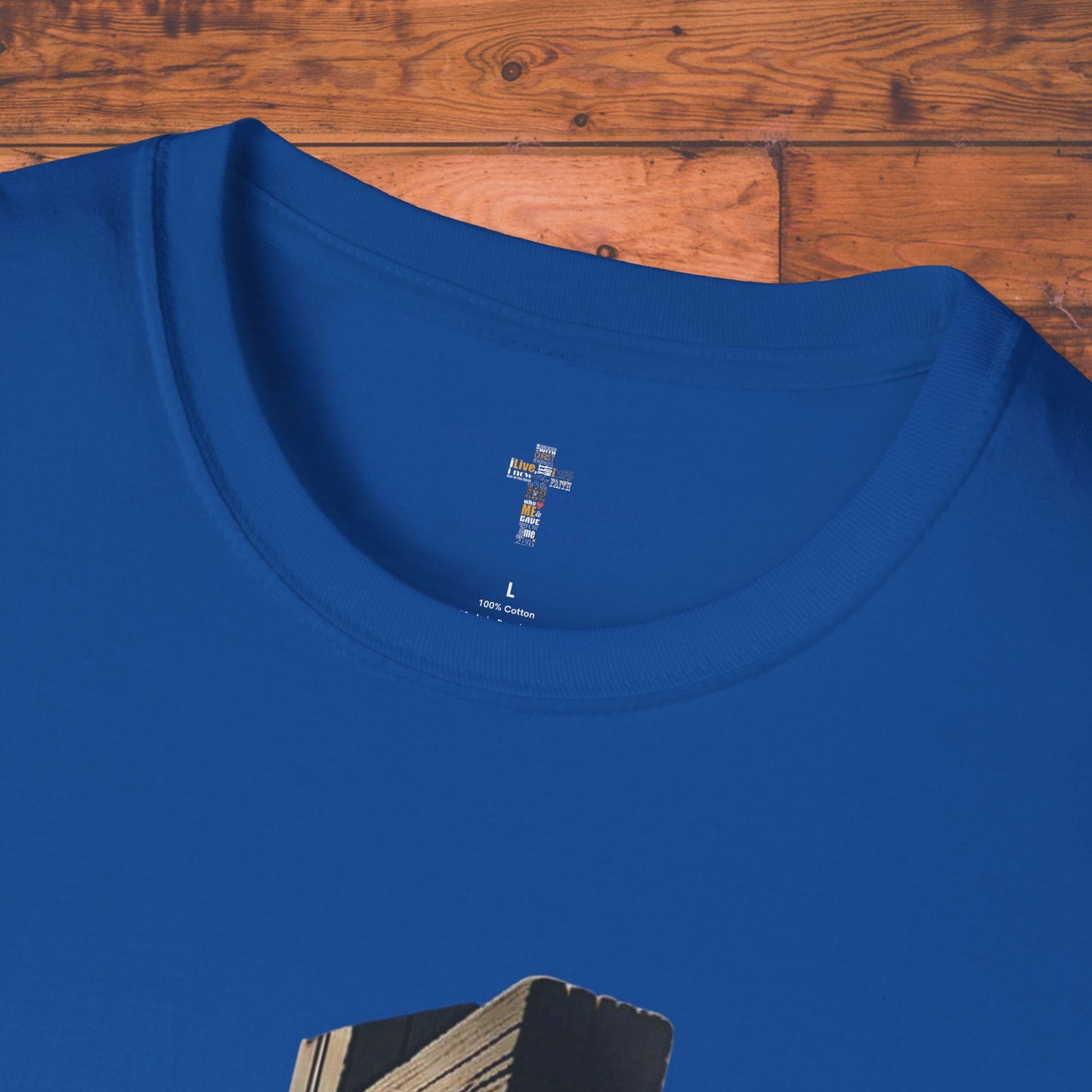 Faith-Inspired Unisex T-Shirt Cross Centered Comfortable Tee