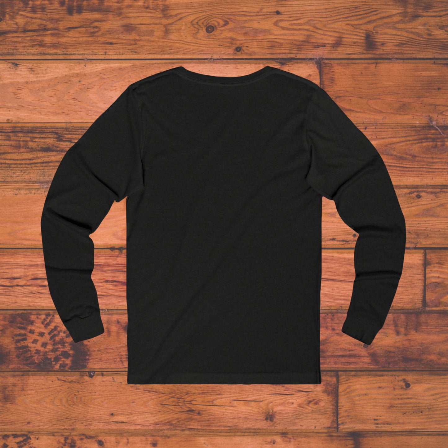 We Preach White Writing Long Sleeve Tee