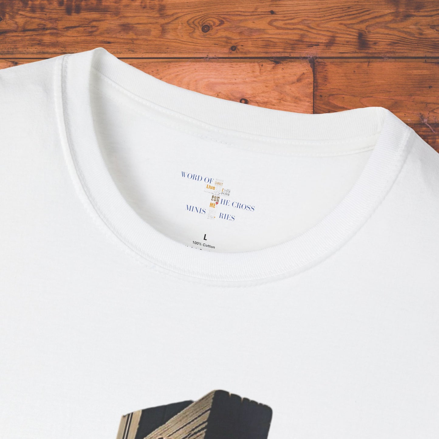 Faith-Inspired Unisex T-Shirt Cross Centered Comfortable Tee