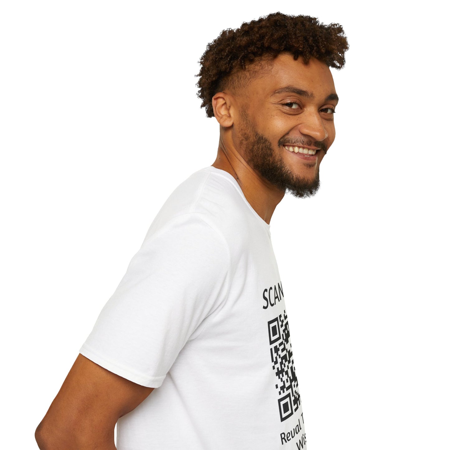 Scan me QR Code Reveal Timeless Wisdom Softstyle T-Shirt