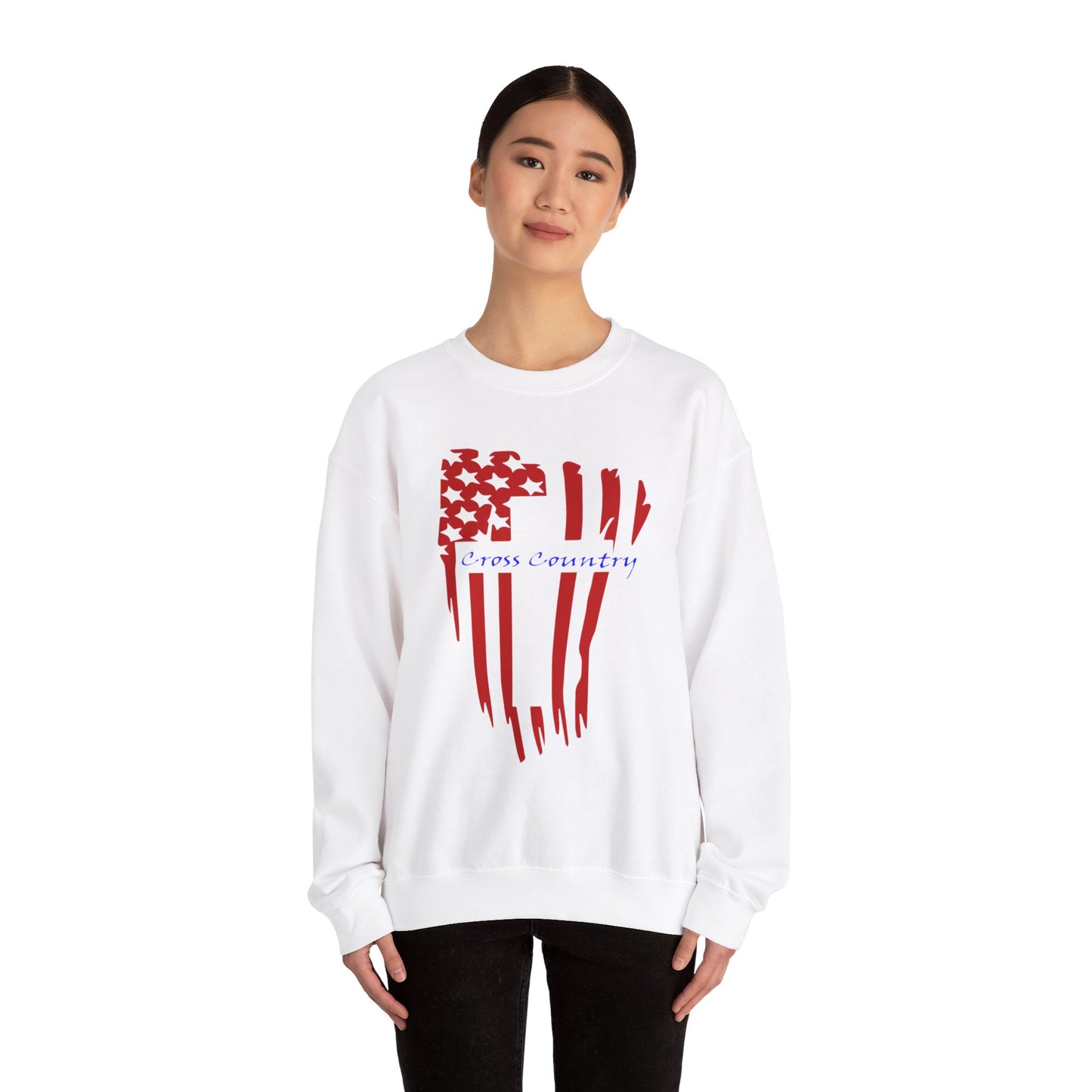 Cross country Unisex Heavy Blend™ Crewneck Sweatshirt