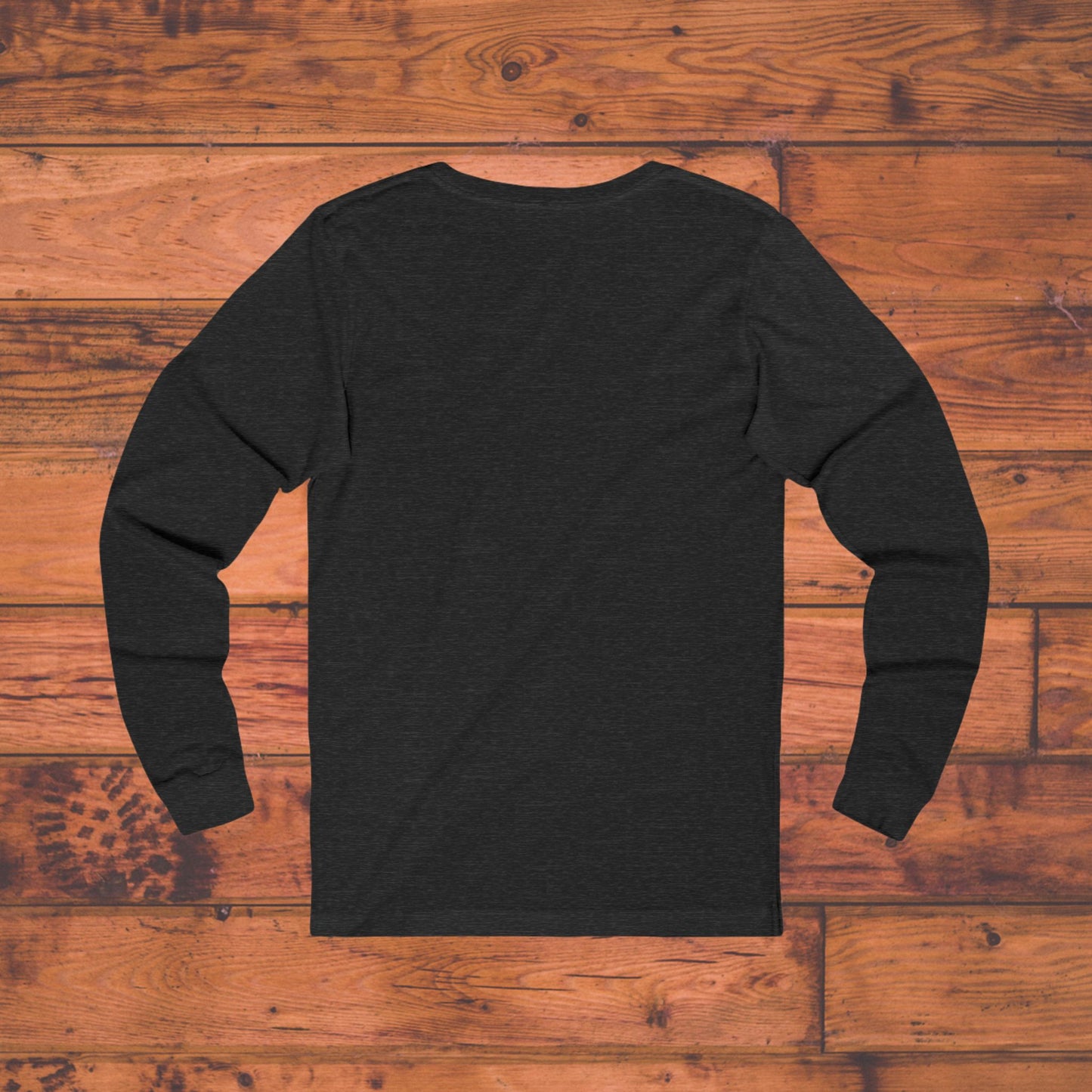 We Preach White Writing Long Sleeve Tee