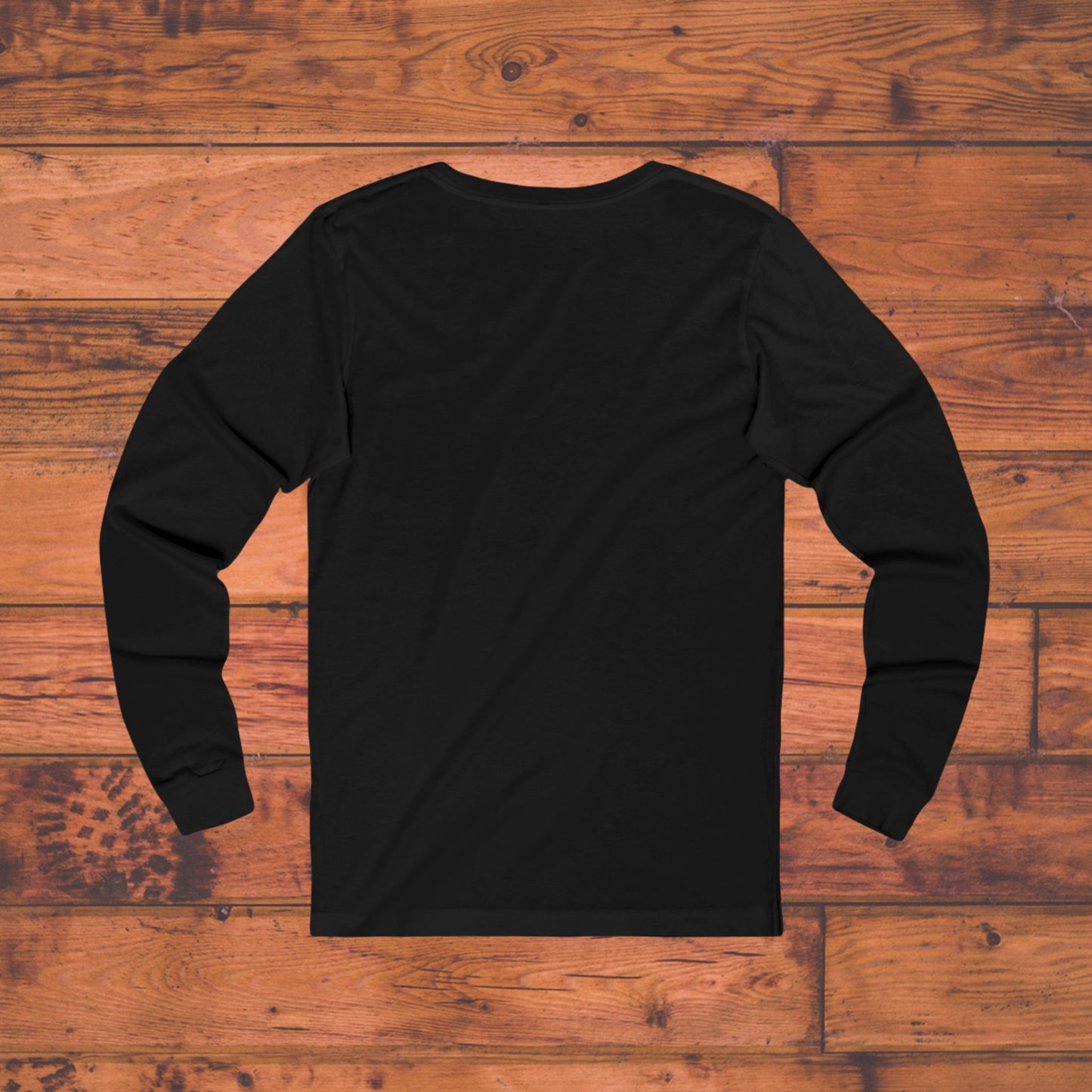 We Preach White Writing Long Sleeve Tee