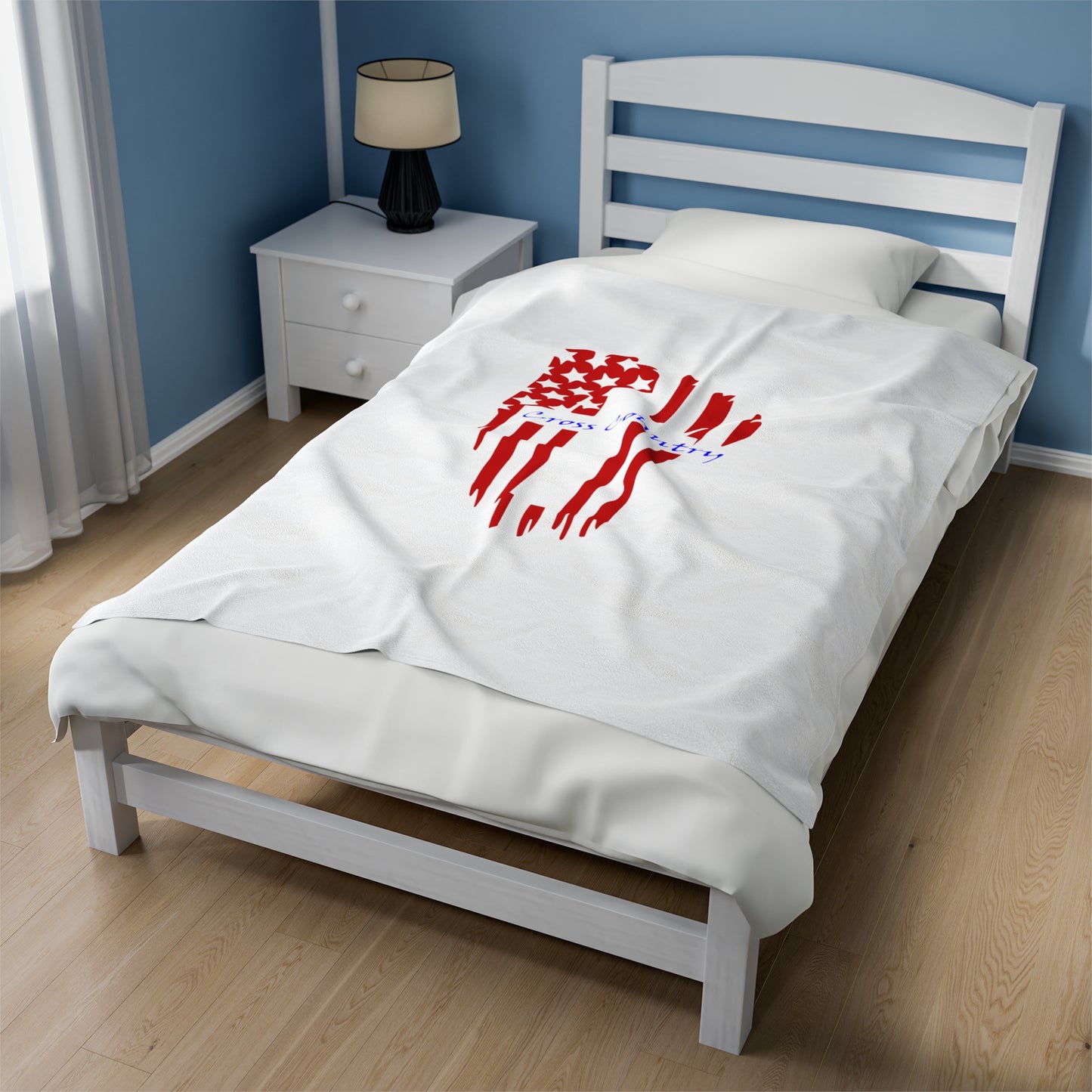 Cross Country Velveteen Plush Blanket
