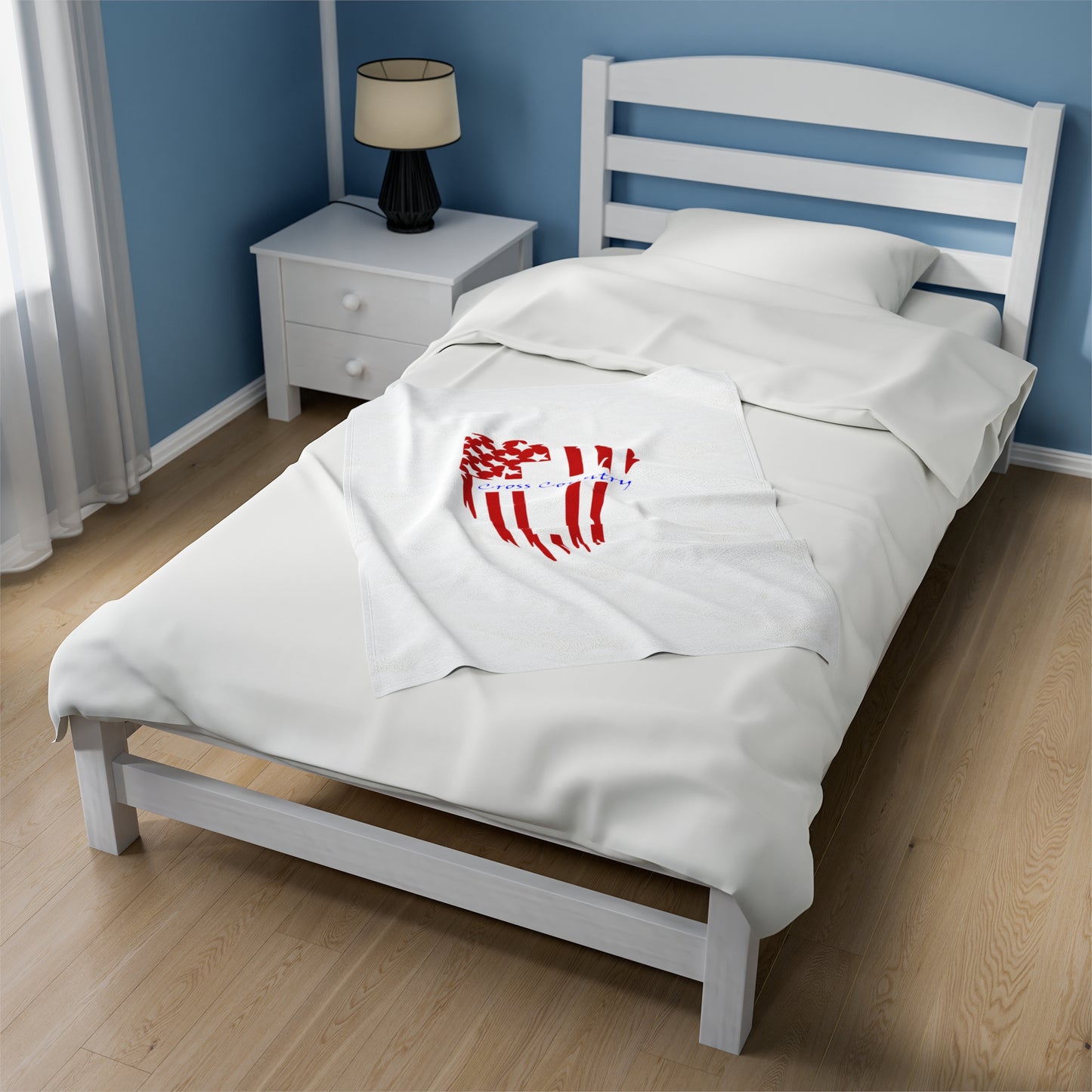 Cross Country Velveteen Plush Blanket