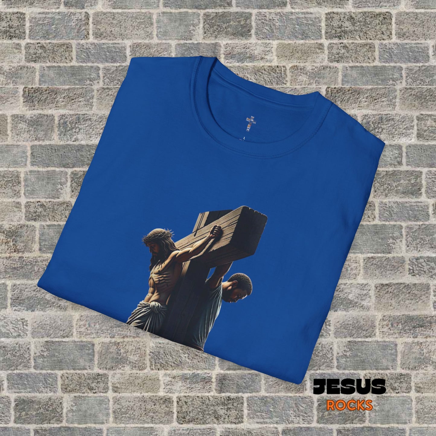 Faith-Inspired Unisex T-Shirt Cross Centered Comfortable Tee