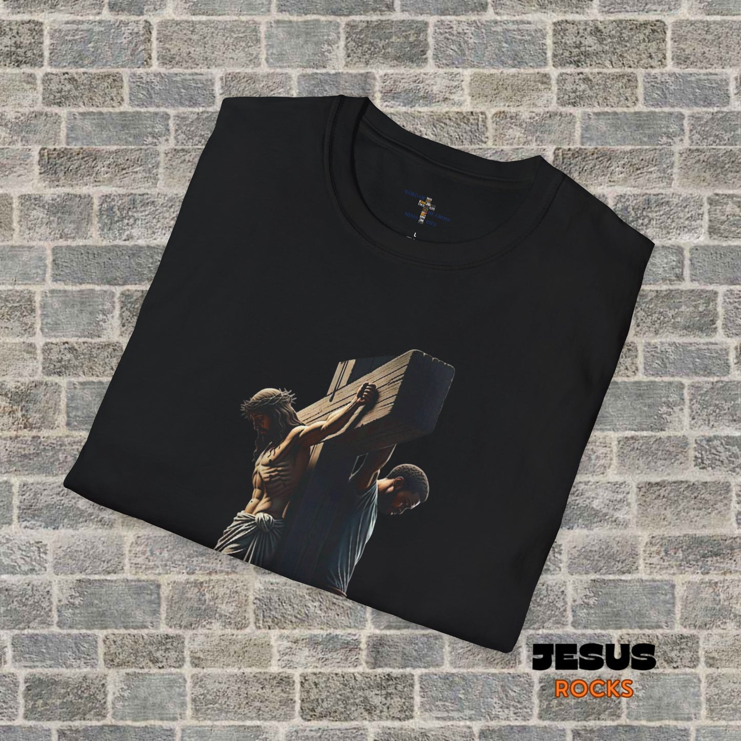 Faith-Inspired Unisex T-Shirt Cross Centered Comfortable Tee