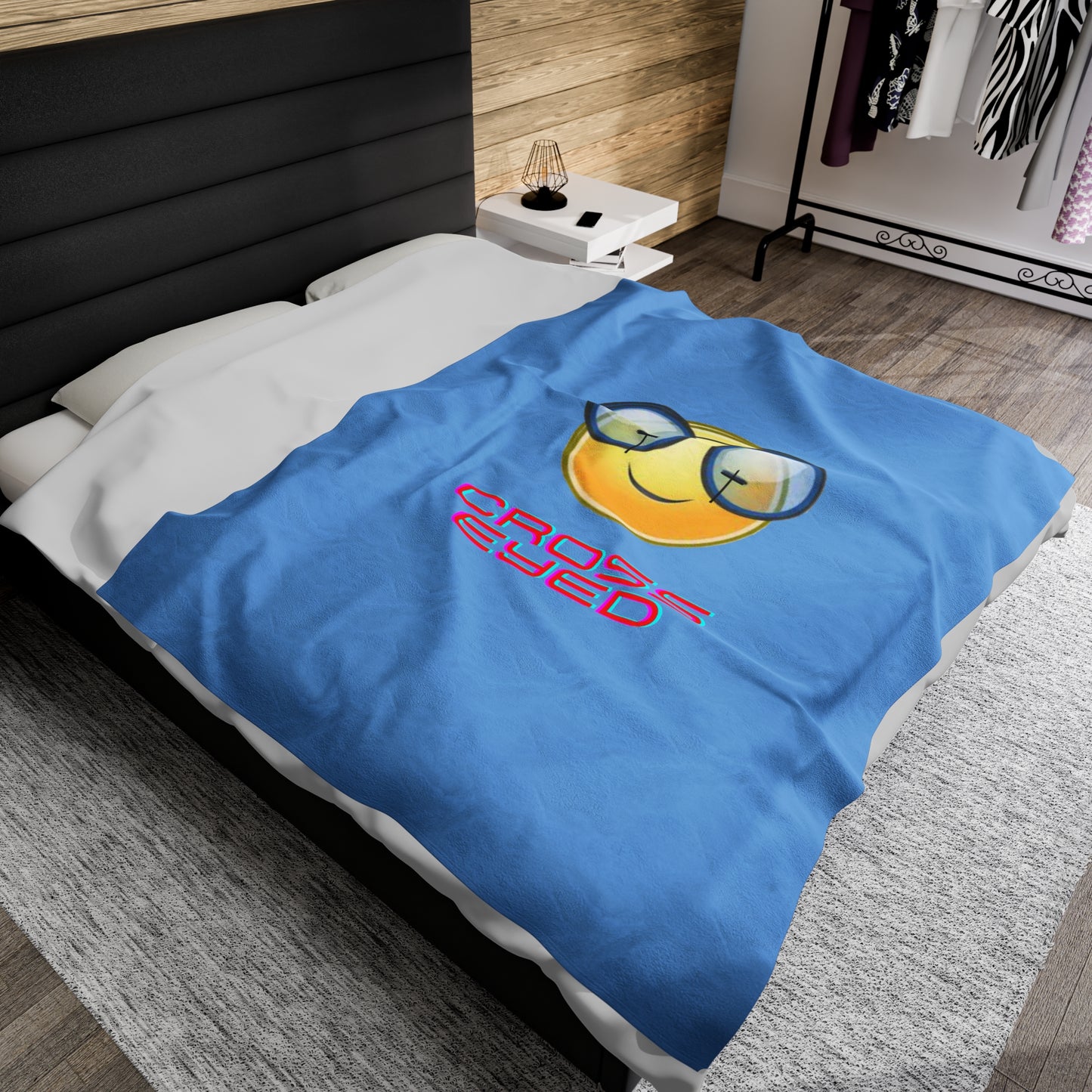 Cross Eyed Plush Blanket