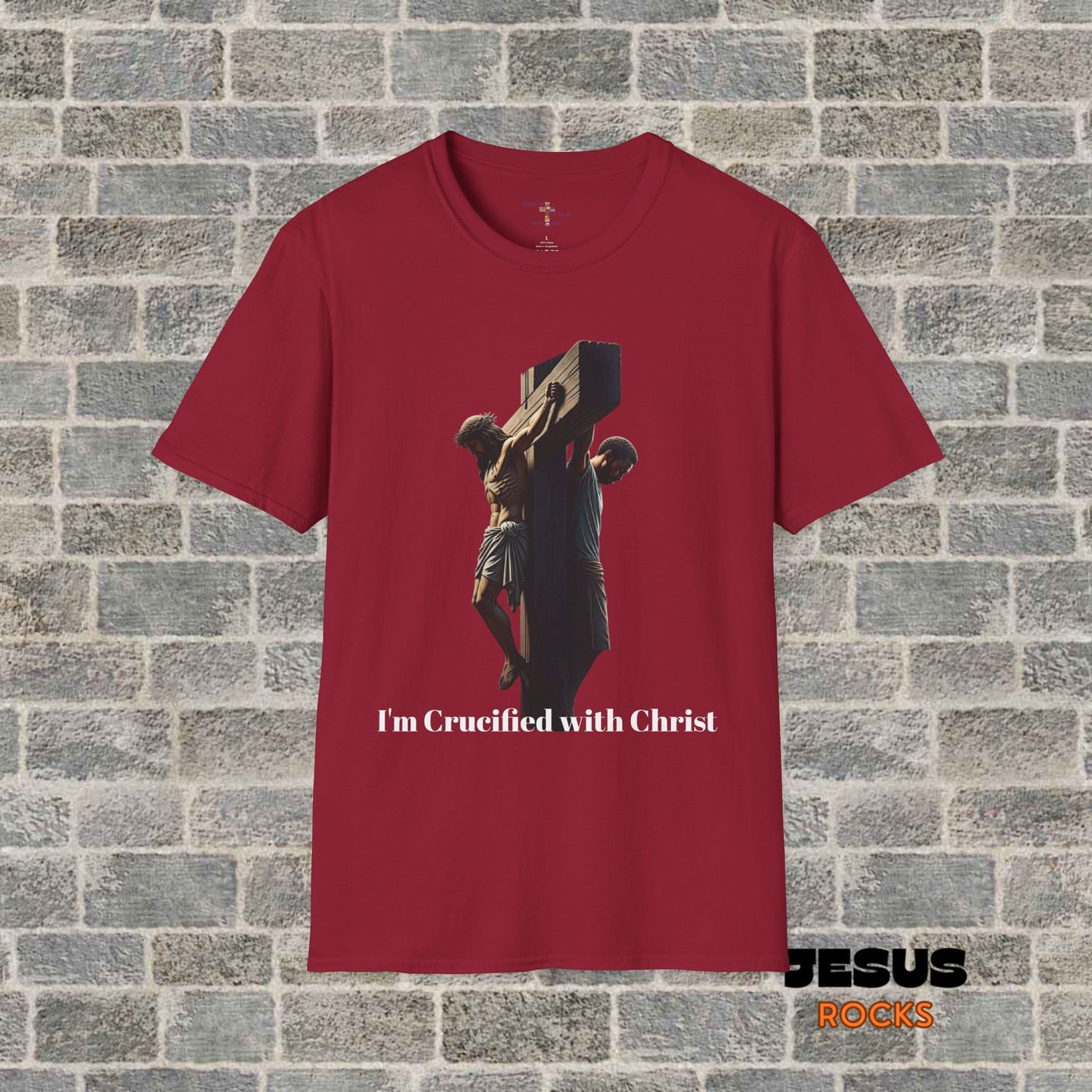 Faith-Inspired Unisex T-Shirt Cross Centered Comfortable Tee