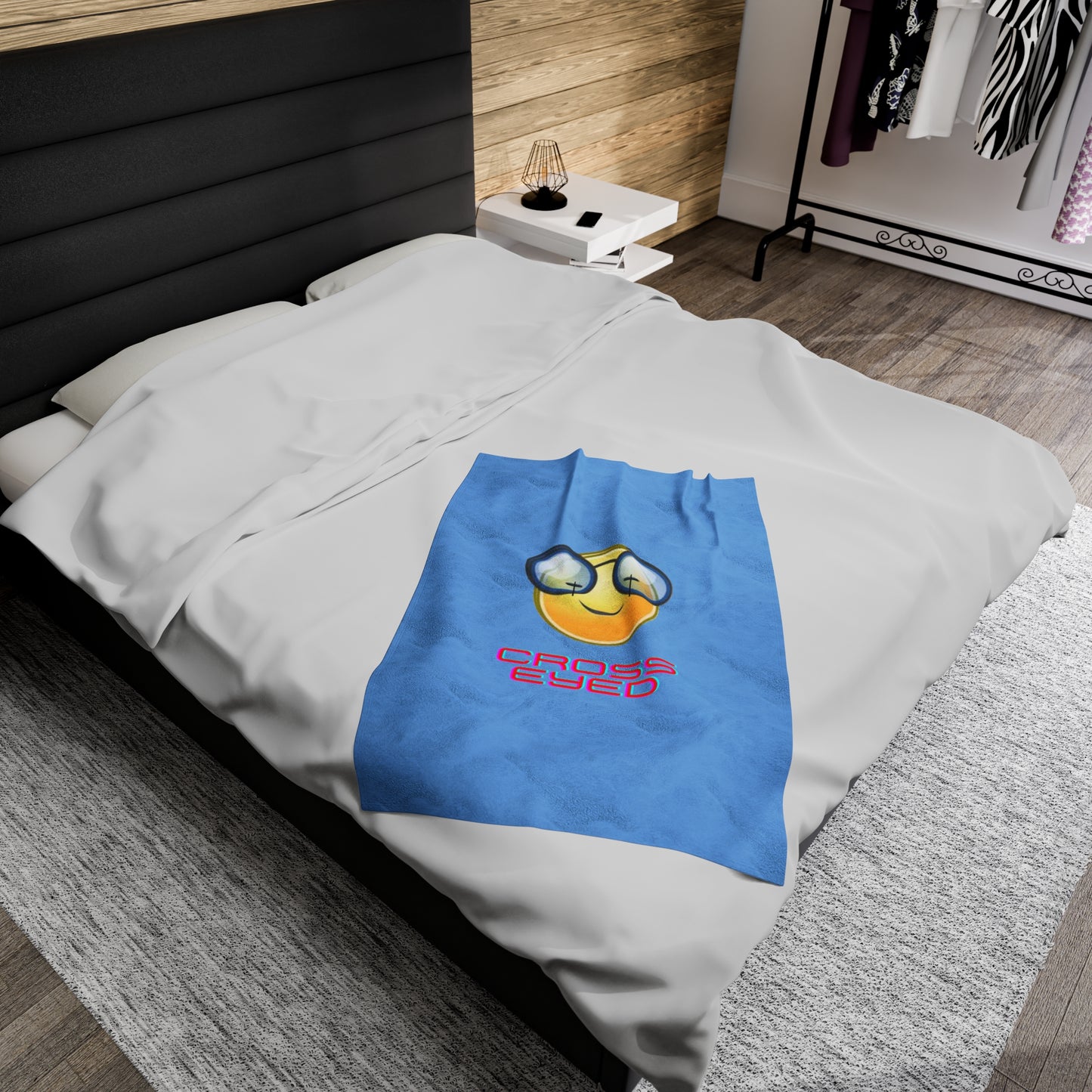Cross Eyed Plush Blanket