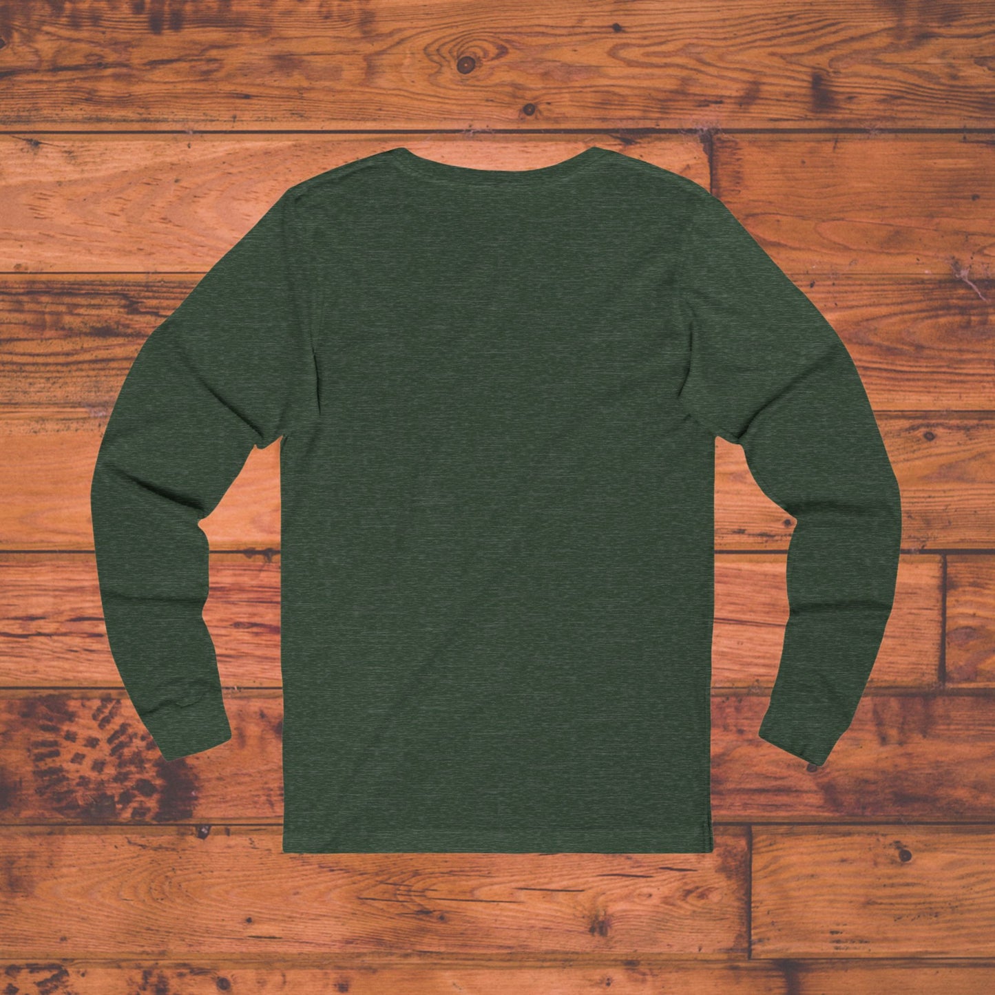 We Preach White Writing Long Sleeve Tee