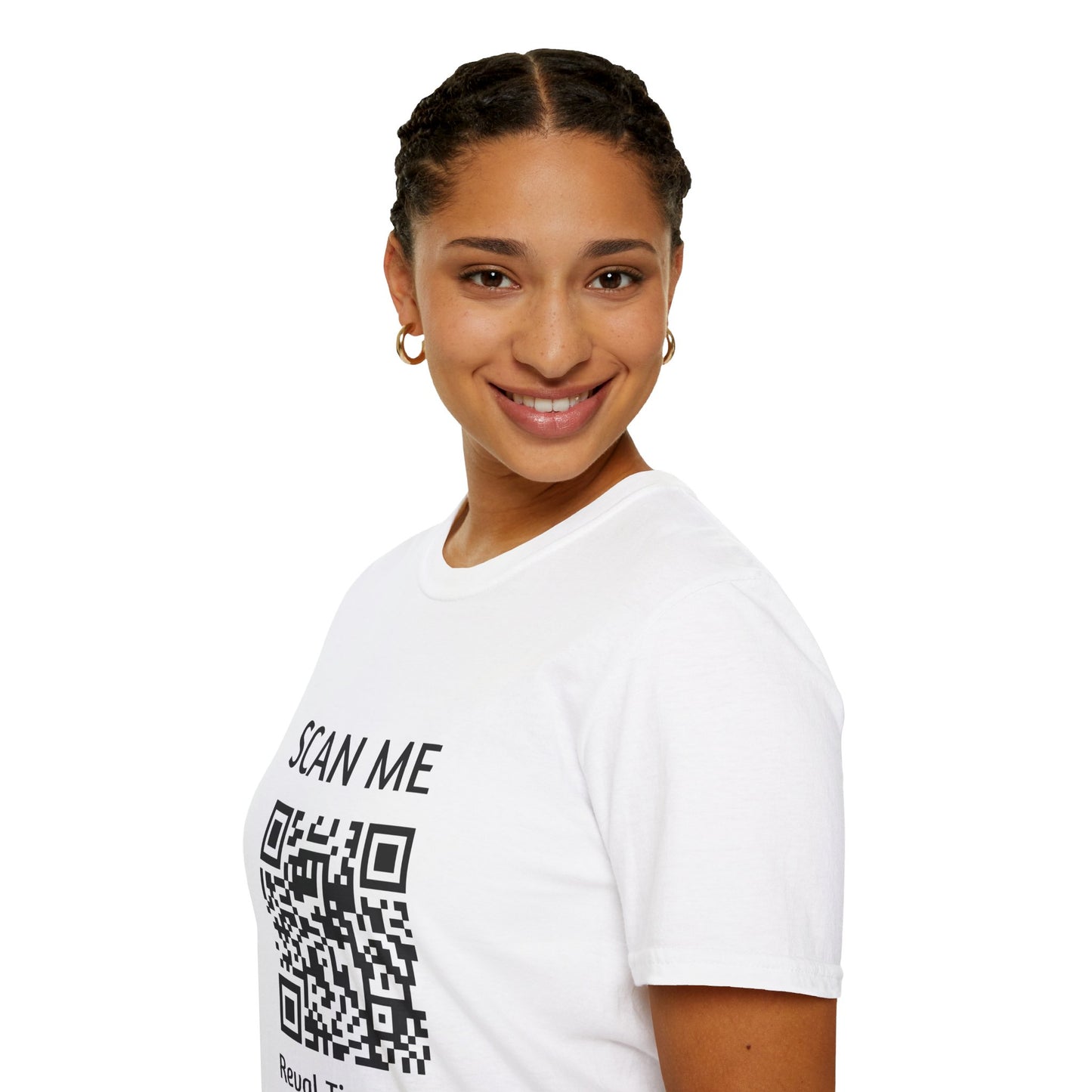 Scan me QR Code Reveal Timeless Wisdom Softstyle T-Shirt