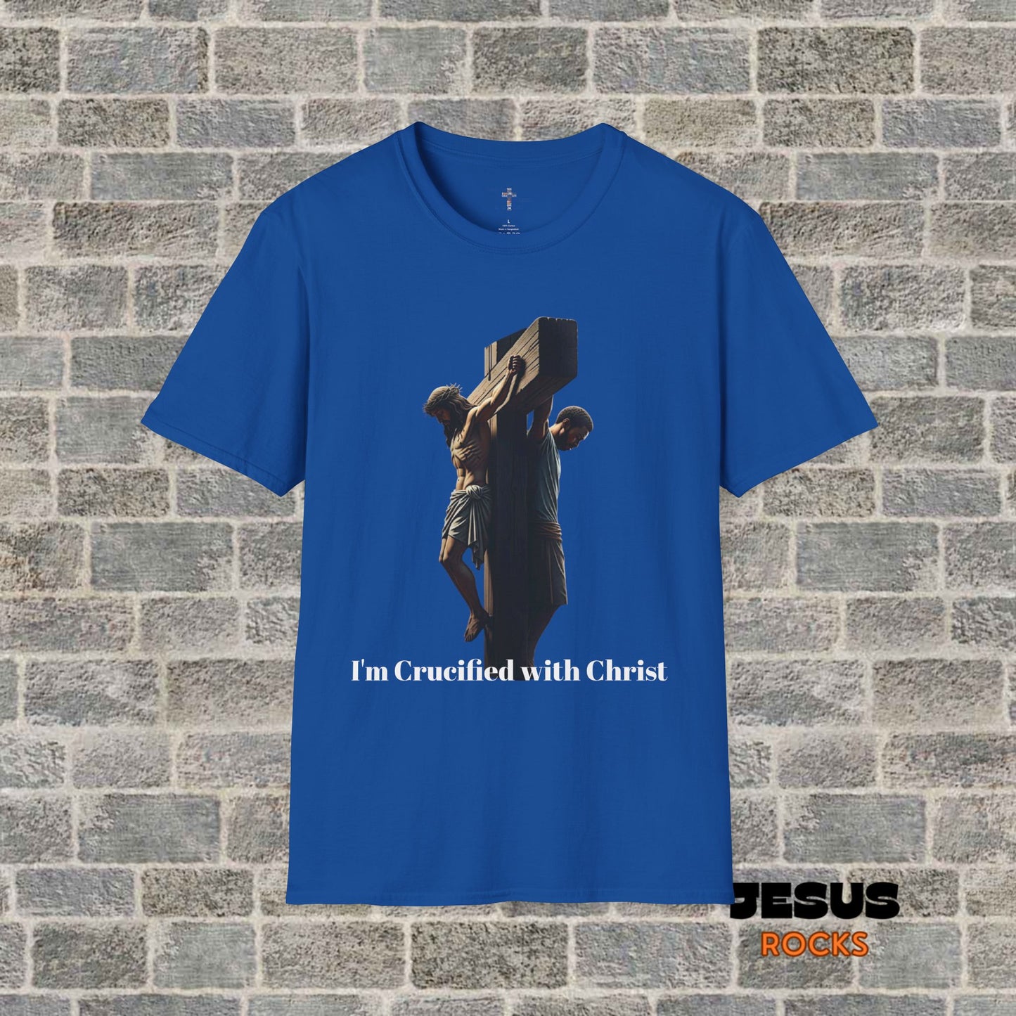 Faith-Inspired Unisex T-Shirt Cross Centered Comfortable Tee
