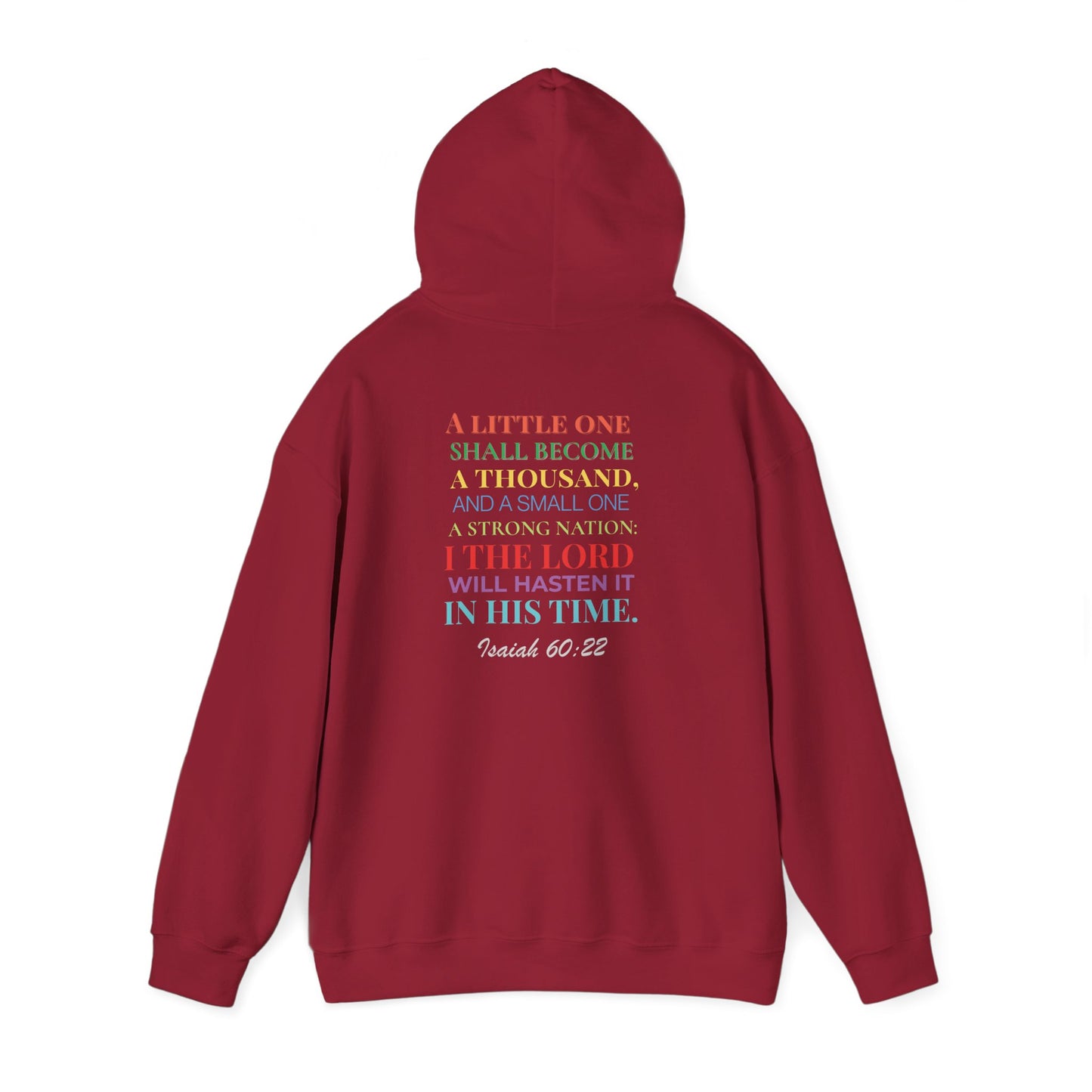 Colorful Inspirational Hoodie for Faith-Focused Individuals, Comfortable Unisex Sweatshirt for Everyday Wear, Be Bold & Spread [...]