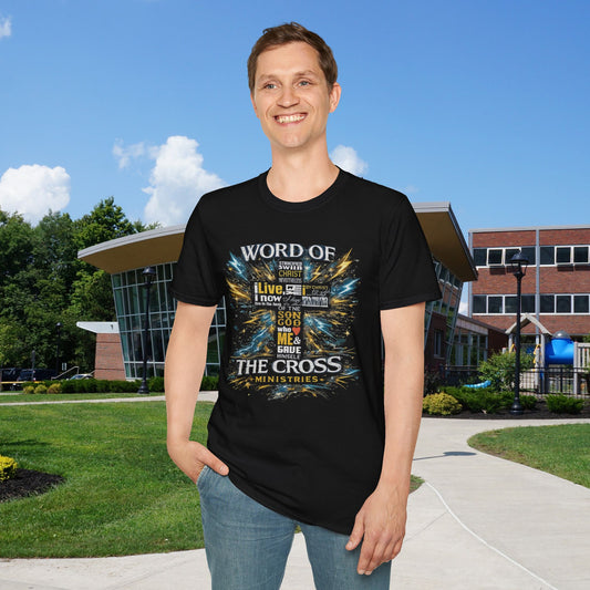 Word of the Cross Ministries T-Shirt — Christian Faith Scripture Graphic Tee