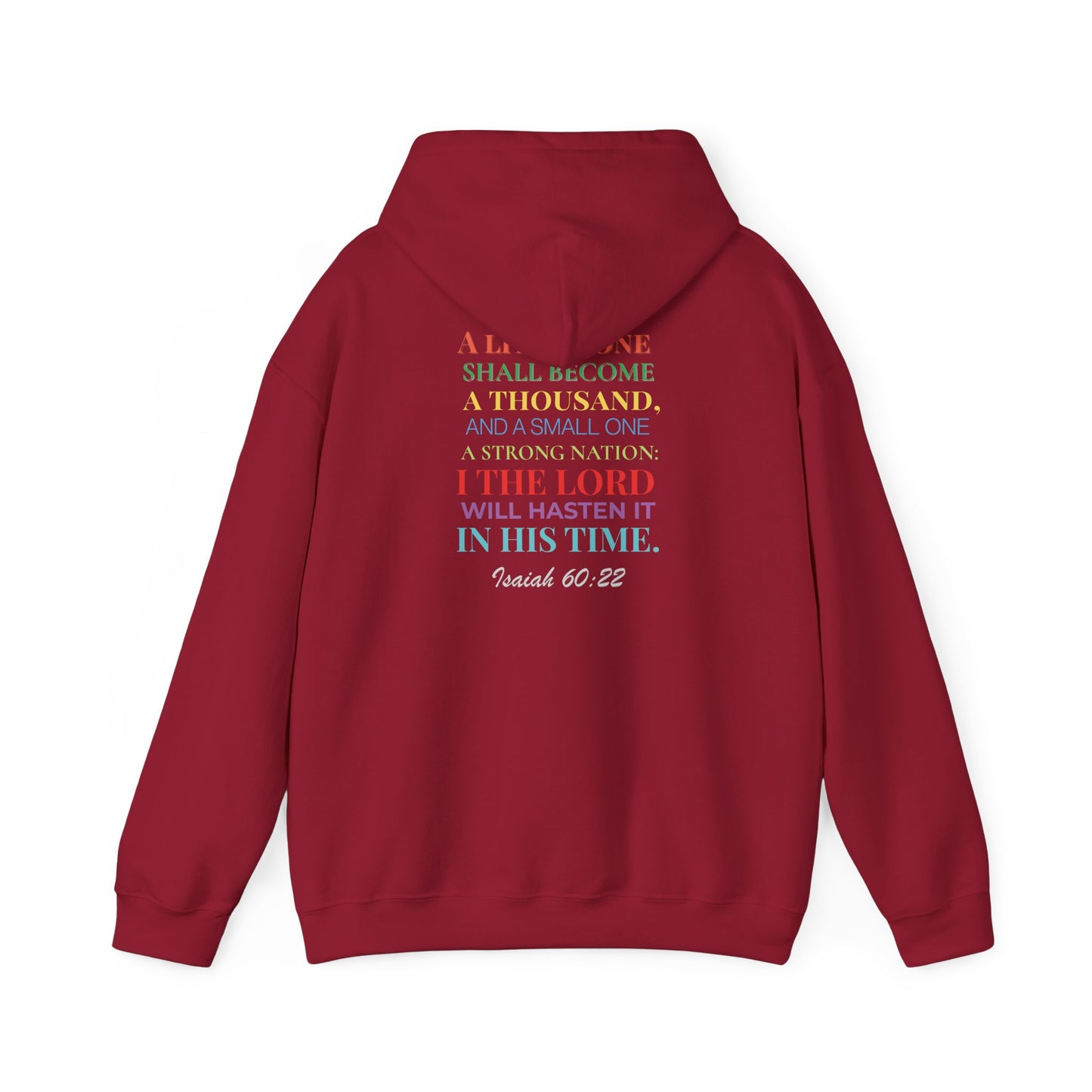 Colorful Inspirational Hoodie for Faith-Focused Individuals, Comfortable Unisex Sweatshirt for Everyday Wear, Be Bold & Spread [...]