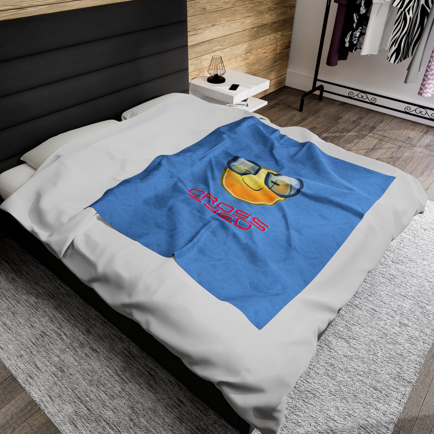 Cross Eyed Plush Blanket