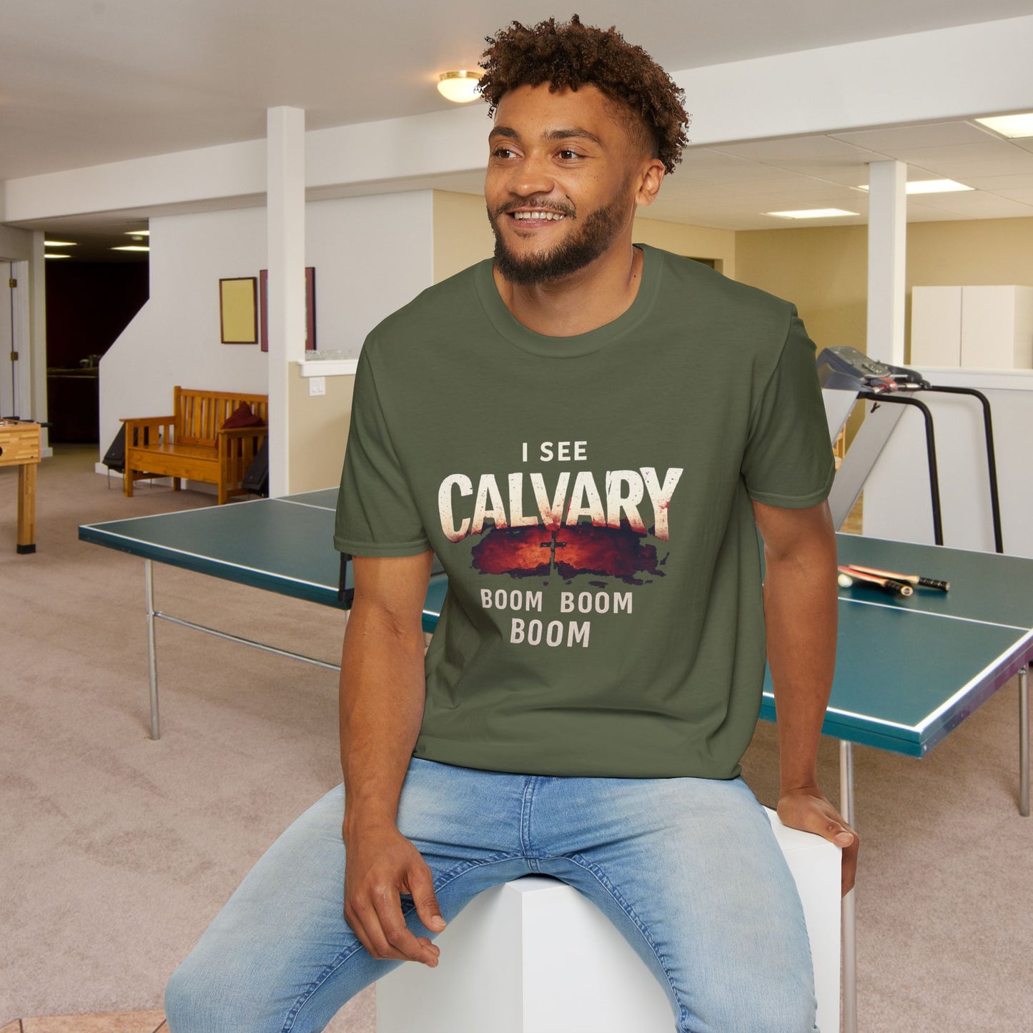 Christian Comfort T-Shirt — Christ Centered Faith Tee