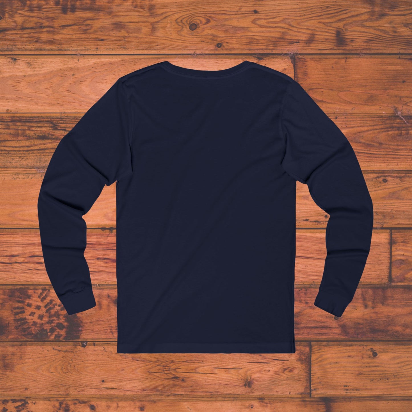 We Preach White Writing Long Sleeve Tee