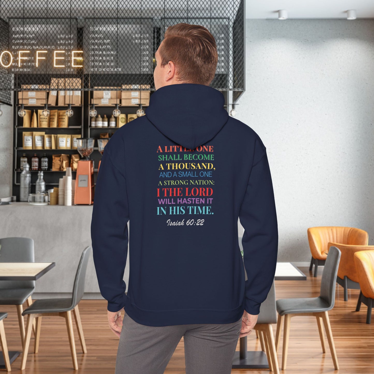 Colorful Inspirational Hoodie for Faith-Focused Individuals, Comfortable Unisex Sweatshirt for Everyday Wear, Be Bold & Spread [...]