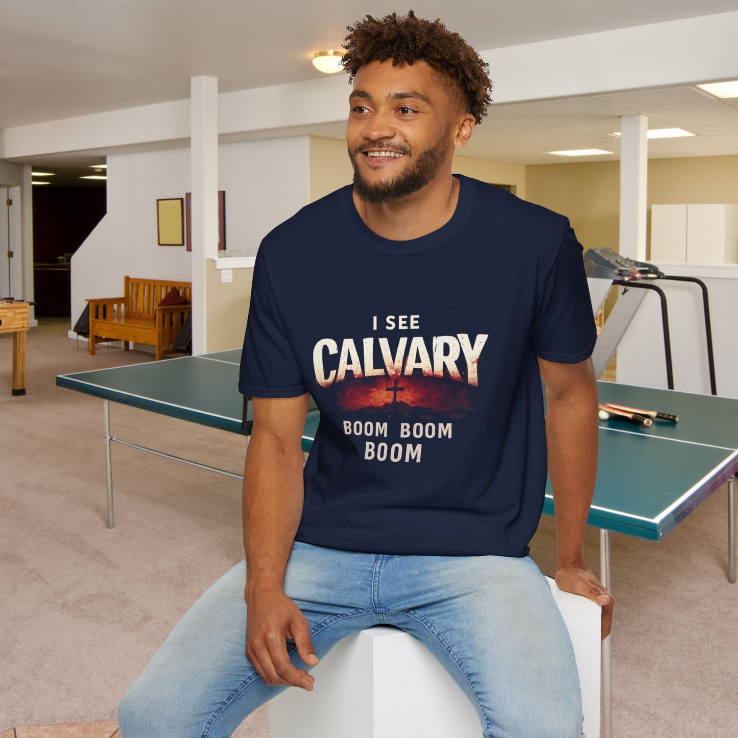 Christian Comfort T-Shirt — Christ Centered Faith Tee