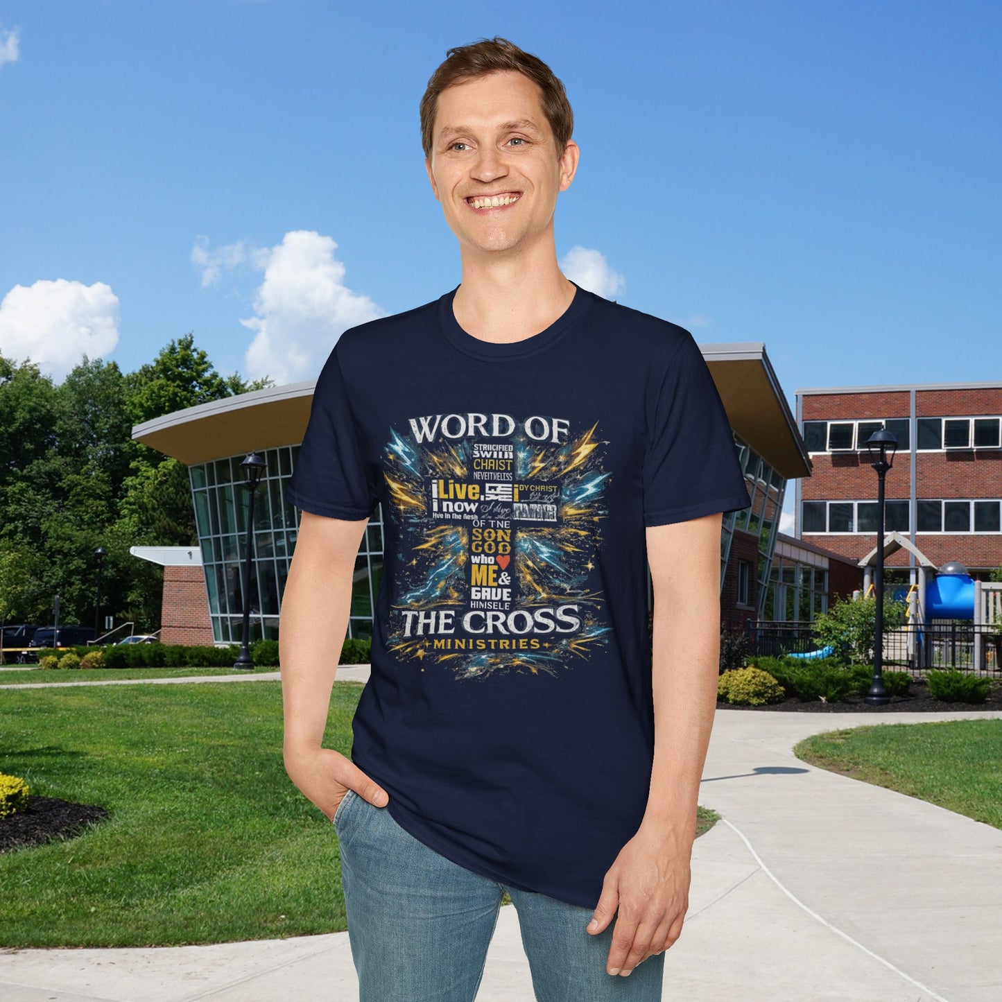 Word of the Cross Ministries T-Shirt — Christian Faith Scripture Graphic Tee