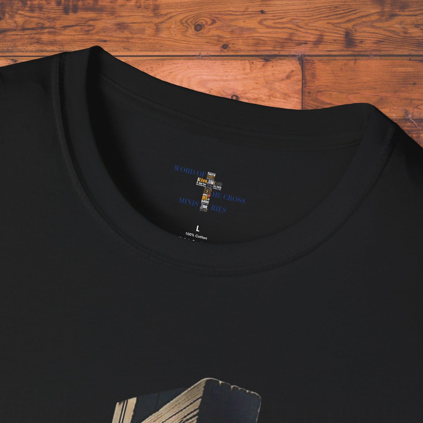 Faith-Inspired Unisex T-Shirt Cross Centered Comfortable Tee