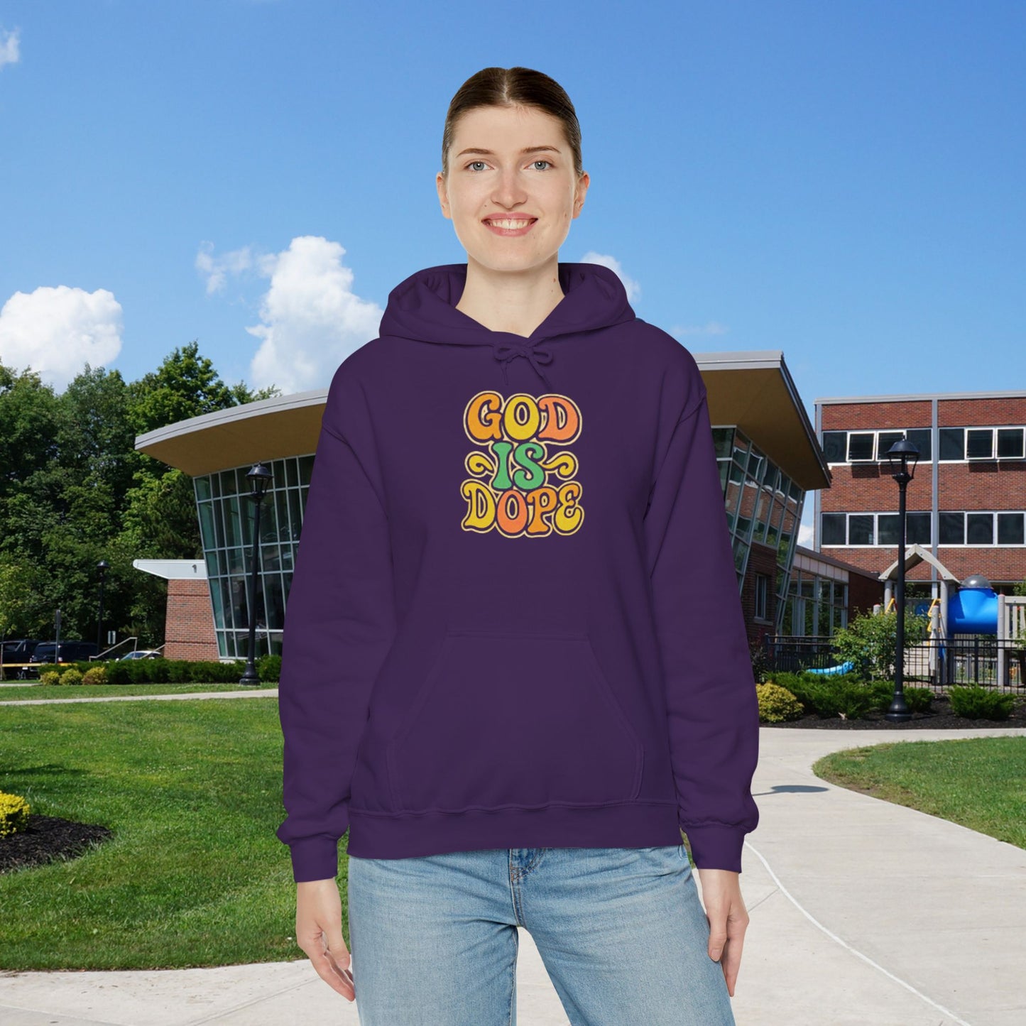 Colorful Inspirational Hoodie for Faith-Focused Individuals, Comfortable Unisex Sweatshirt for Everyday Wear, Be Bold & Spread [...]