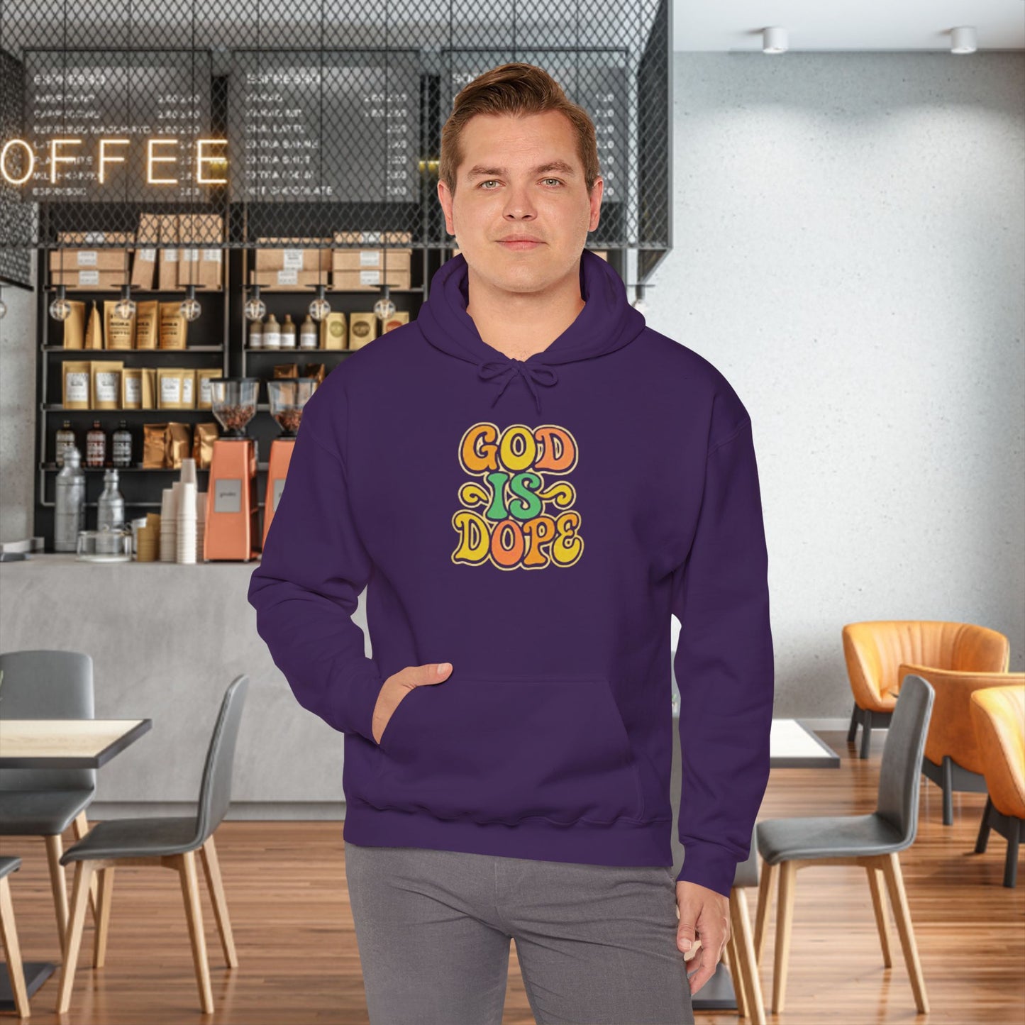 Colorful Inspirational Hoodie for Faith-Focused Individuals, Comfortable Unisex Sweatshirt for Everyday Wear, Be Bold & Spread [...]