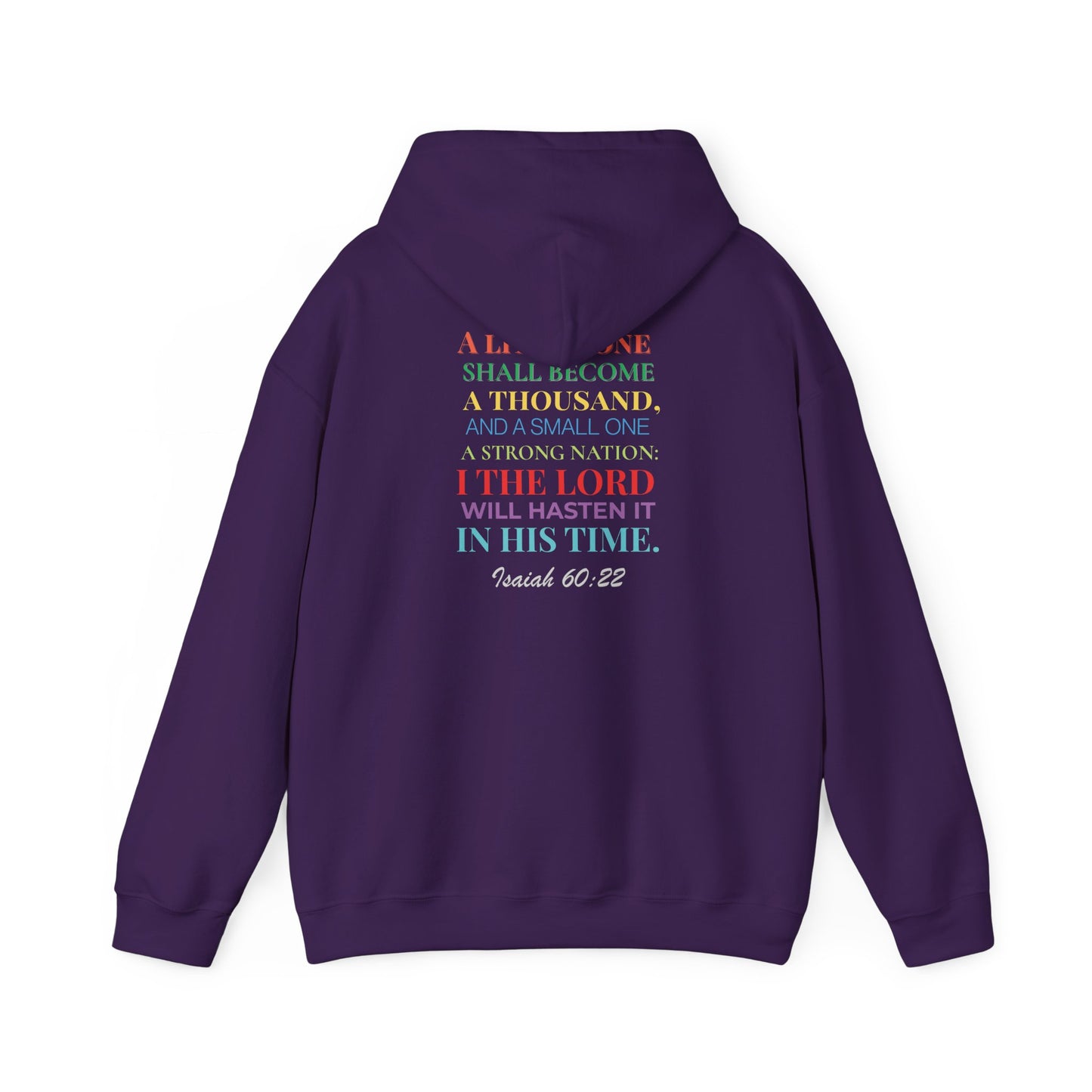 Colorful Inspirational Hoodie for Faith-Focused Individuals, Comfortable Unisex Sweatshirt for Everyday Wear, Be Bold & Spread [...]