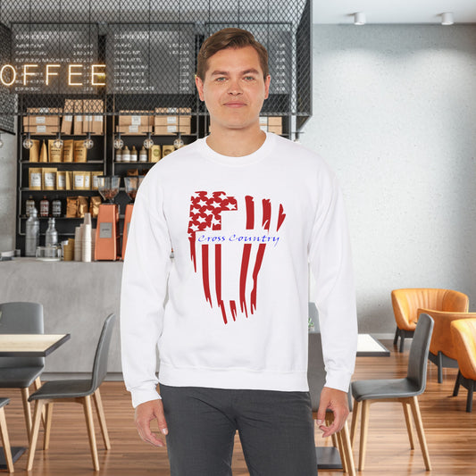 Cross country Unisex Heavy Blend™ Crewneck Sweatshirt