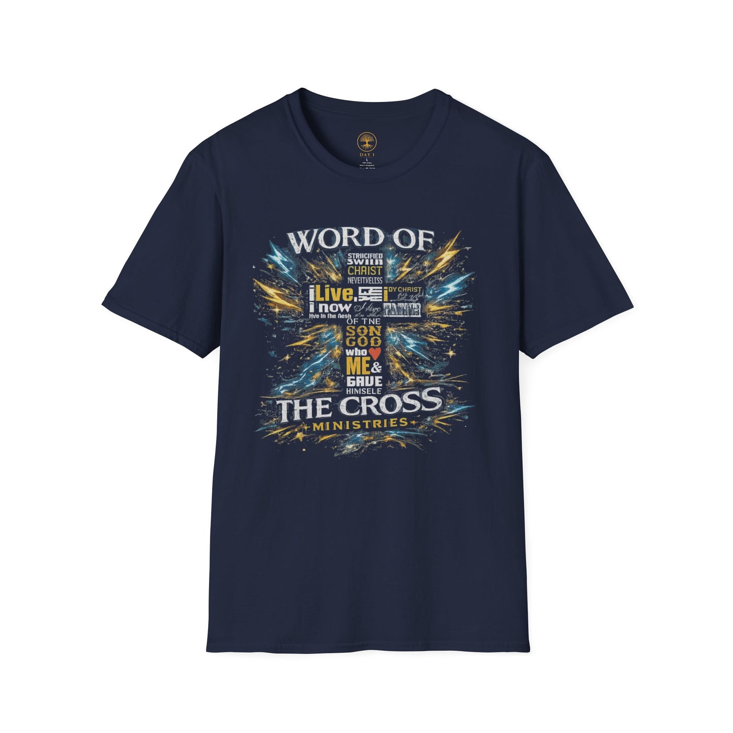 Word of the Cross Ministries T-Shirt — Christian Faith Scripture Graphic Tee