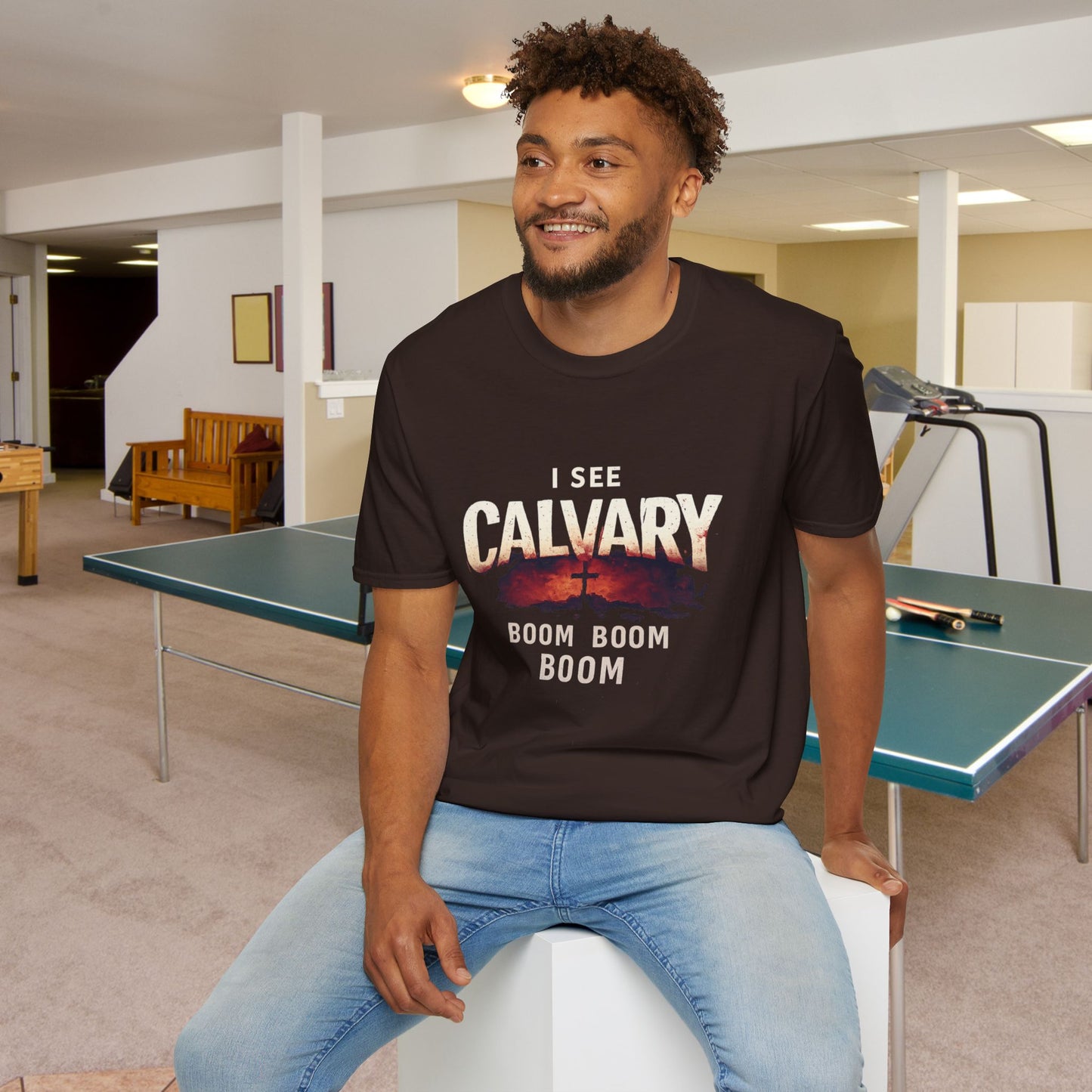 Christian Comfort T-Shirt — Christ Centered Faith Tee