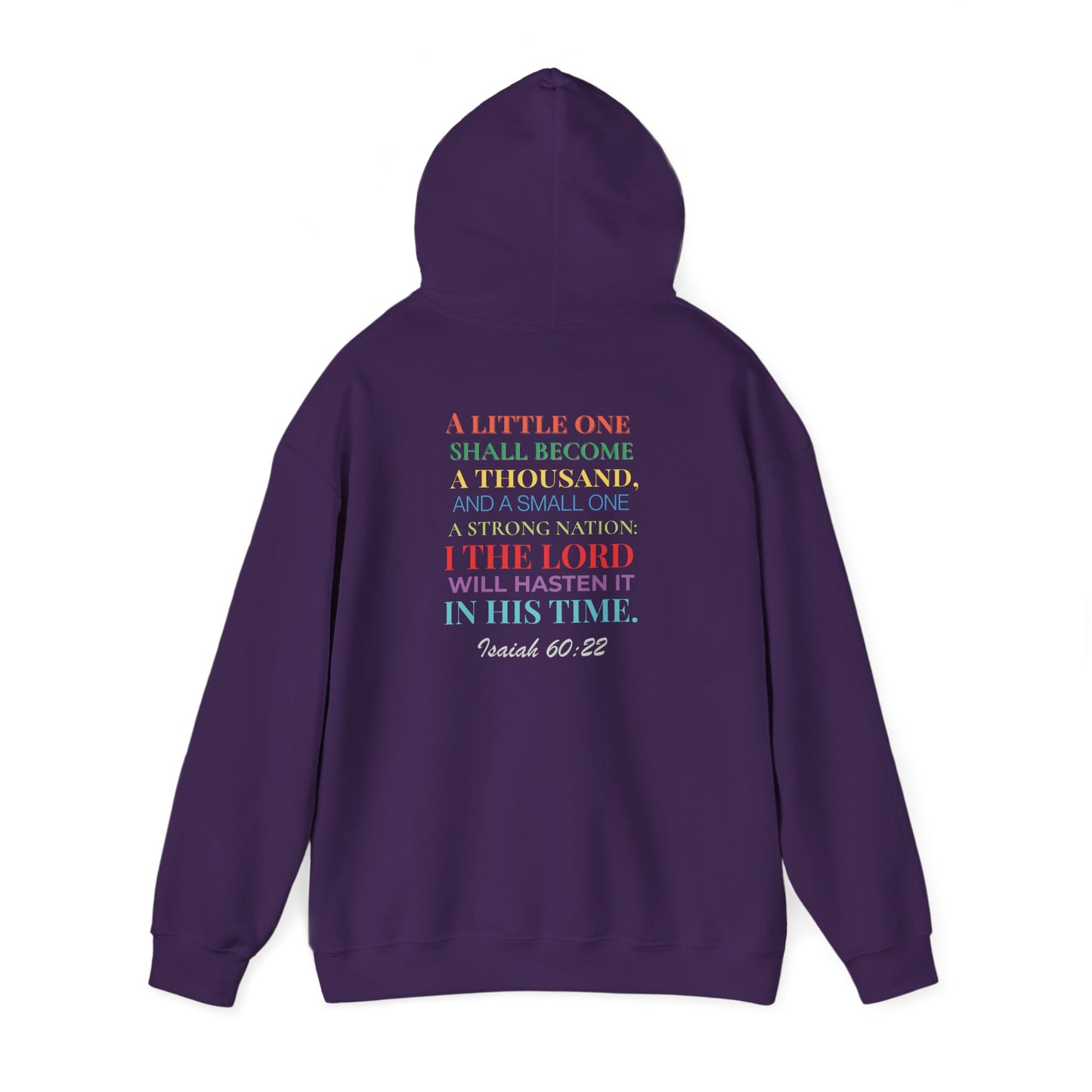 Colorful Inspirational Hoodie for Faith-Focused Individuals, Comfortable Unisex Sweatshirt for Everyday Wear, Be Bold & Spread [...]