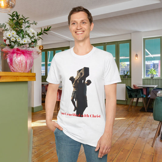 Faith-Inspired Unisex T-Shirt Cross Centered Comfortable Tee