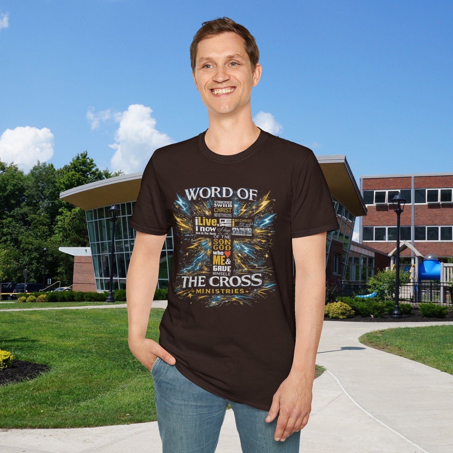 Word of the Cross Ministries T-Shirt — Christian Faith Scripture Graphic Tee