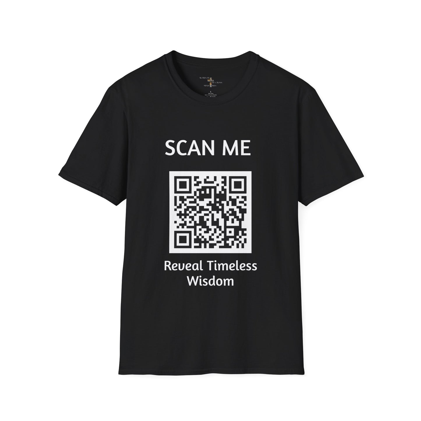 Scan me QR Code Reveal Timeless Wisdom Softstyle T-Shirt