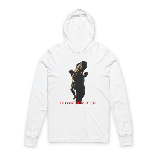 Christian Inspirational Unisex Hoodie, Faith-based Apparel, Religious Gift, Long Sleeve Tee, Spiritual Wear, Christmas, Easter