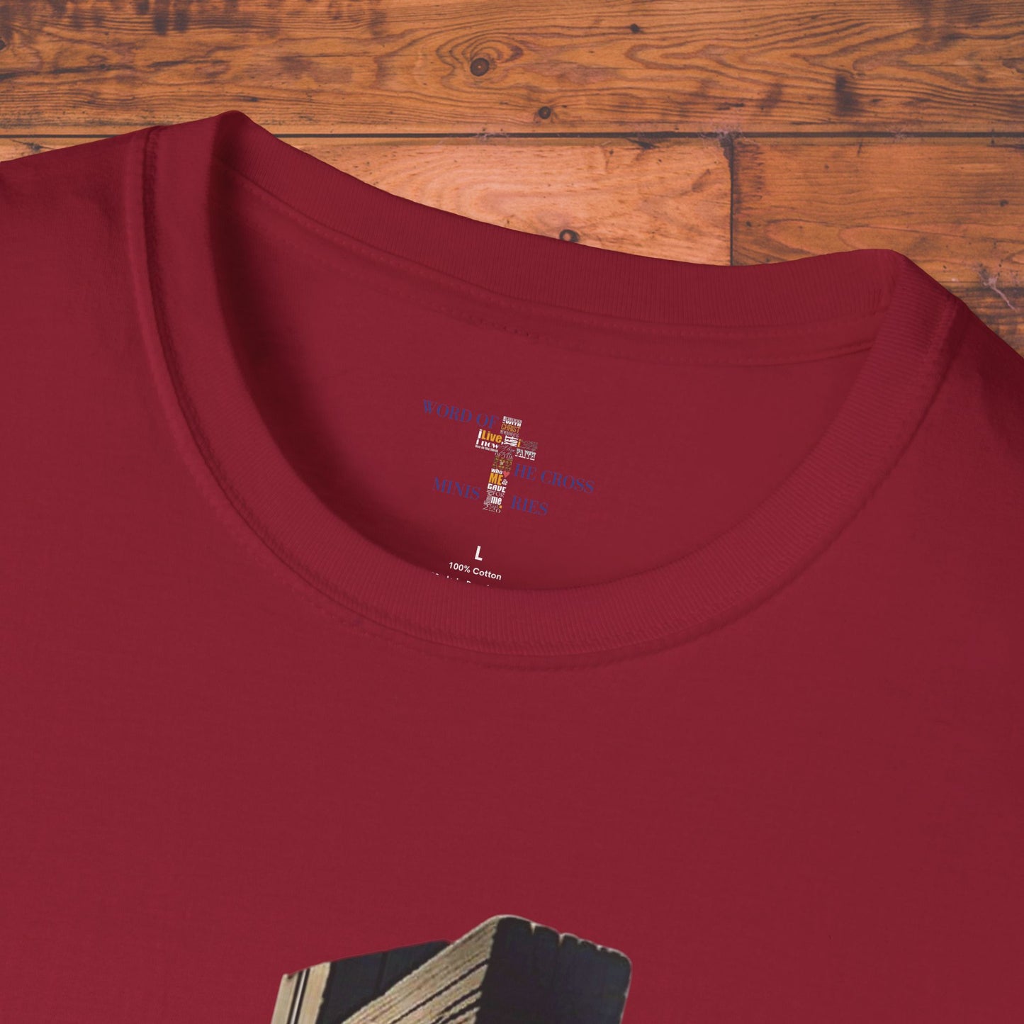 Faith-Inspired Unisex T-Shirt Cross Centered Comfortable Tee